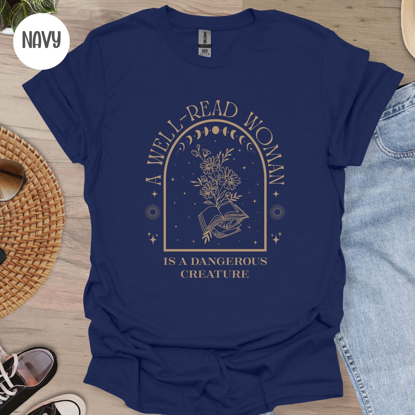 A Well Read Woman is a Dangerous Creature T-Shirt