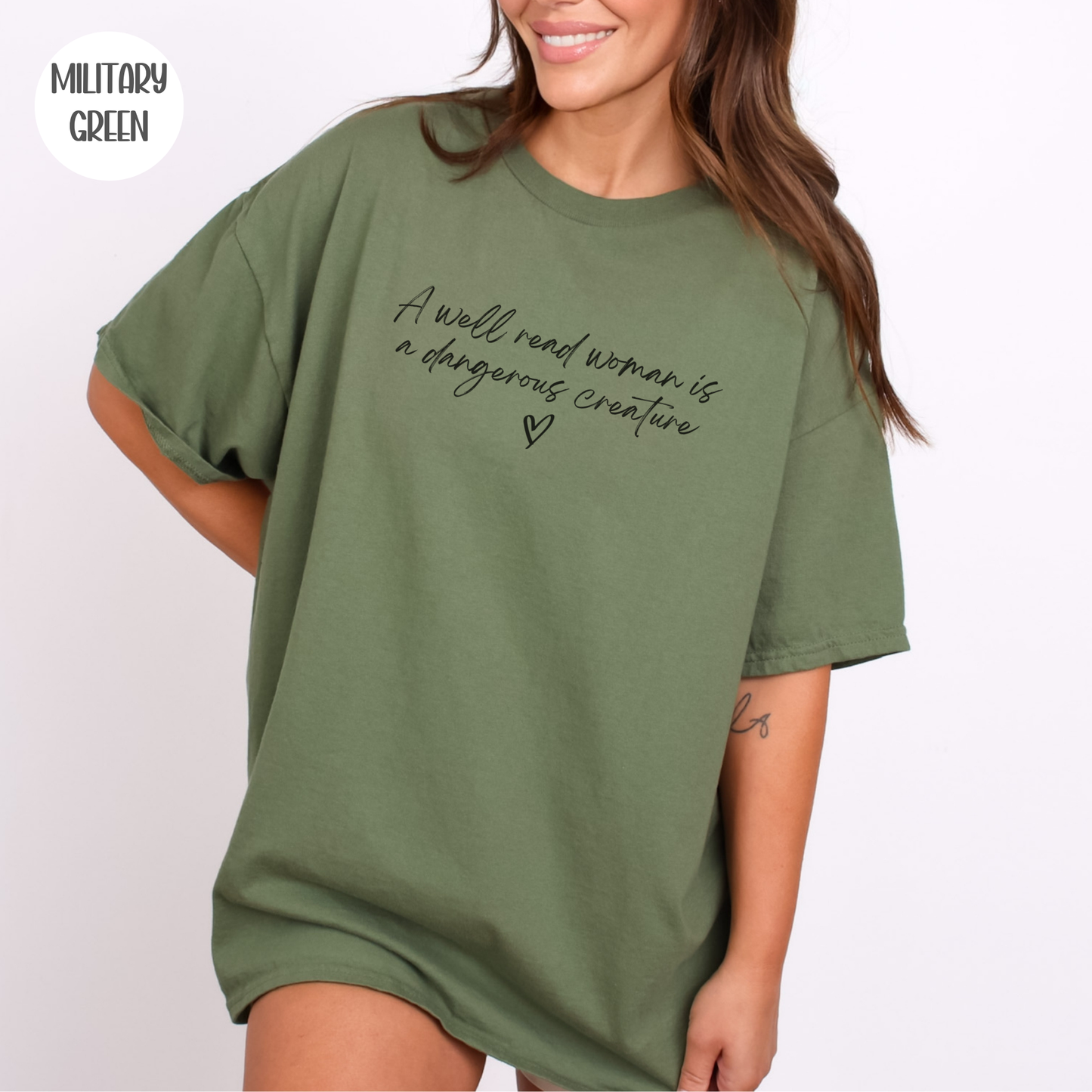A Well Read Woman is a Dangerous Creature T-Shirt