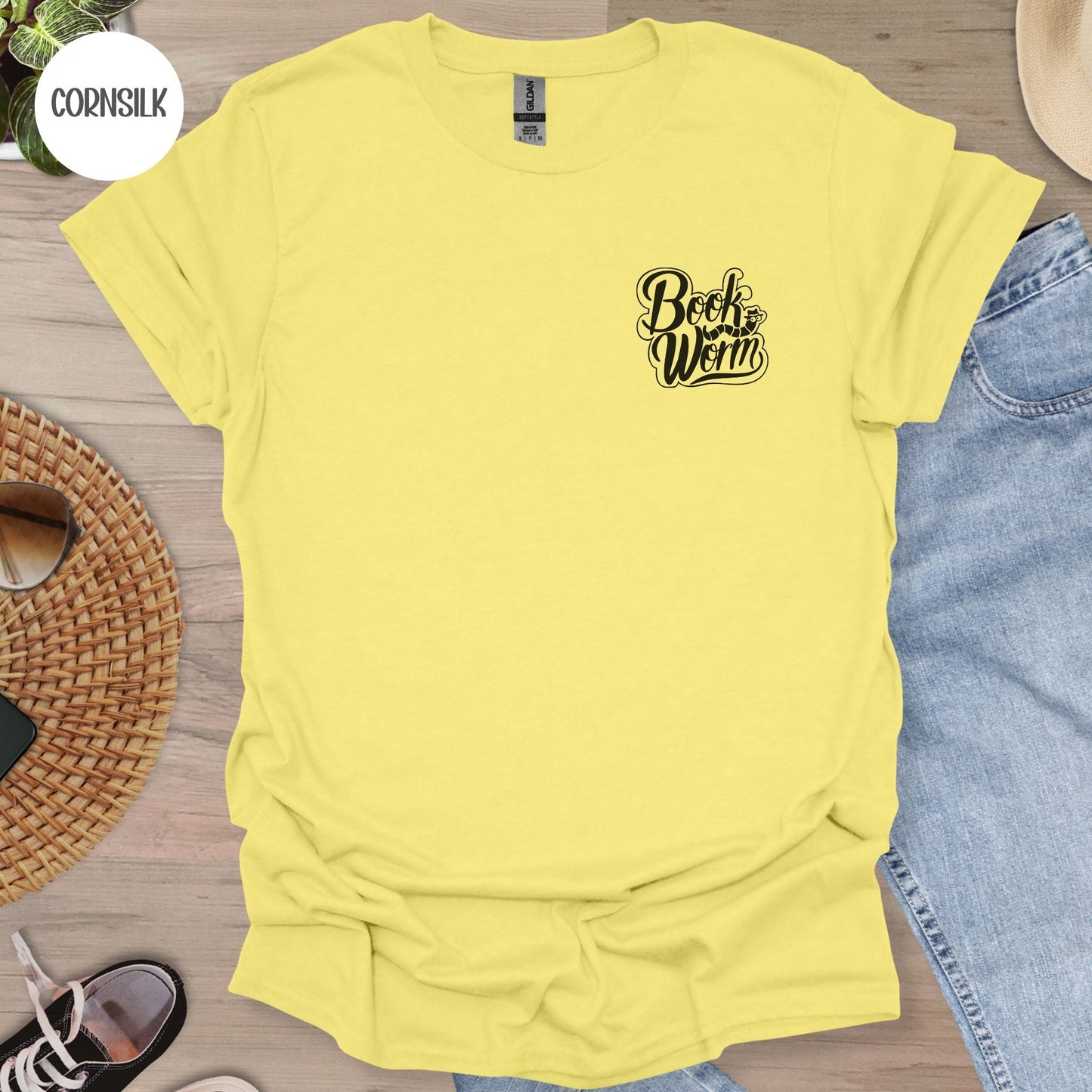 Bookworm Pocket Graphic T-Shirt