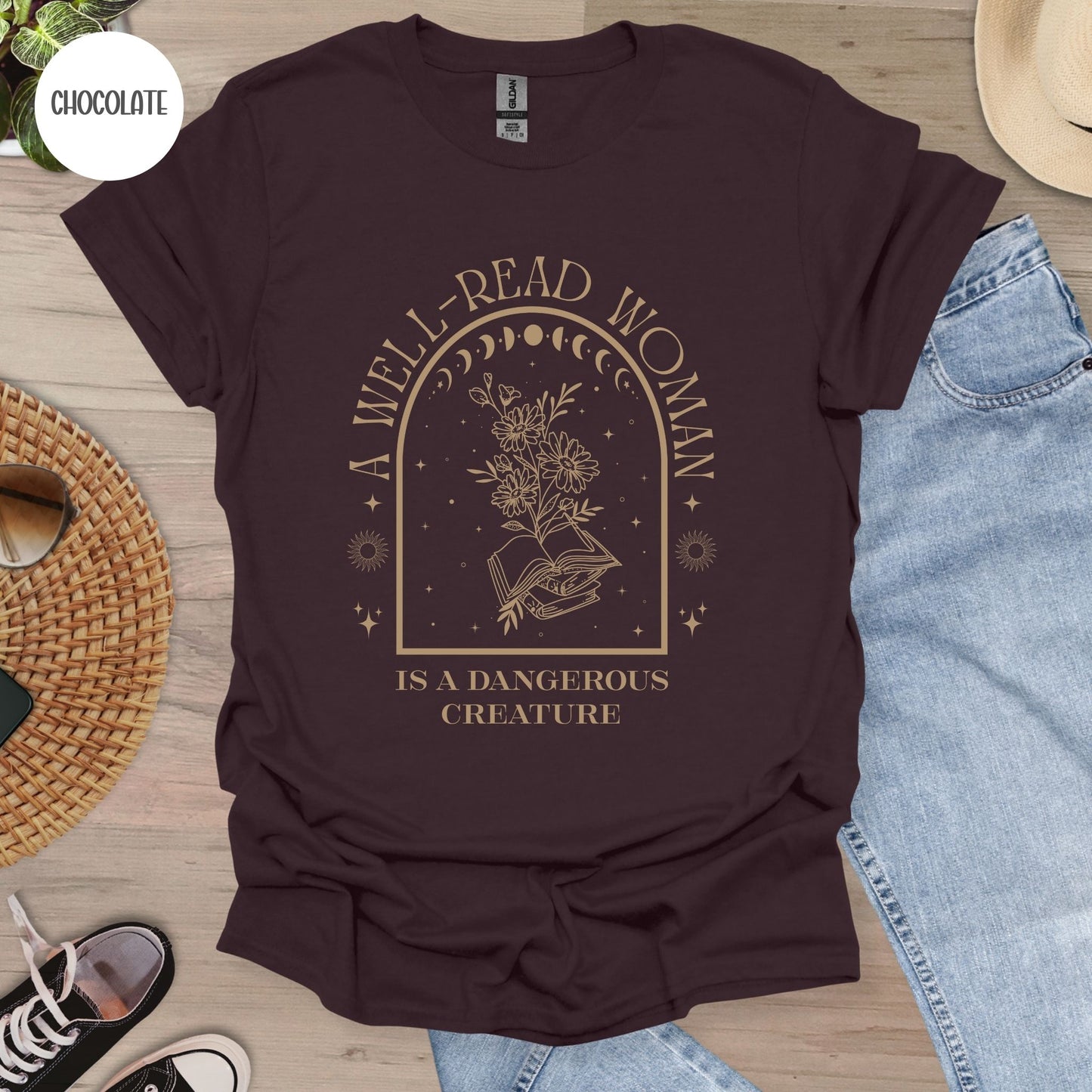 A Well Read Woman is a Dangerous Creature T-Shirt