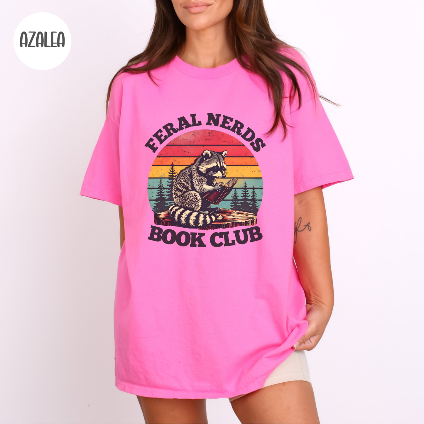 Feral Nerds Book Club Raccoon T-Shirt