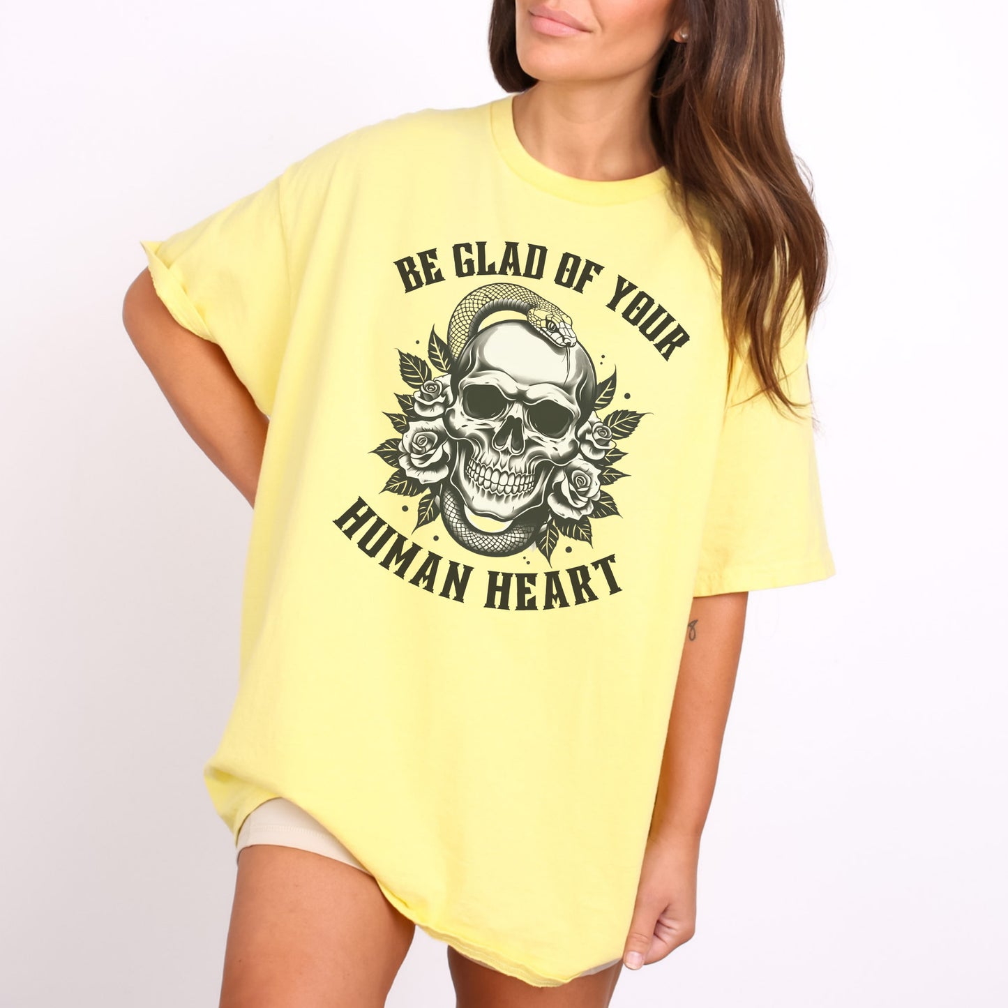 Be Glad of your Human Heart | ACOTAR Quote Book T-Shirt-Stripeypeach