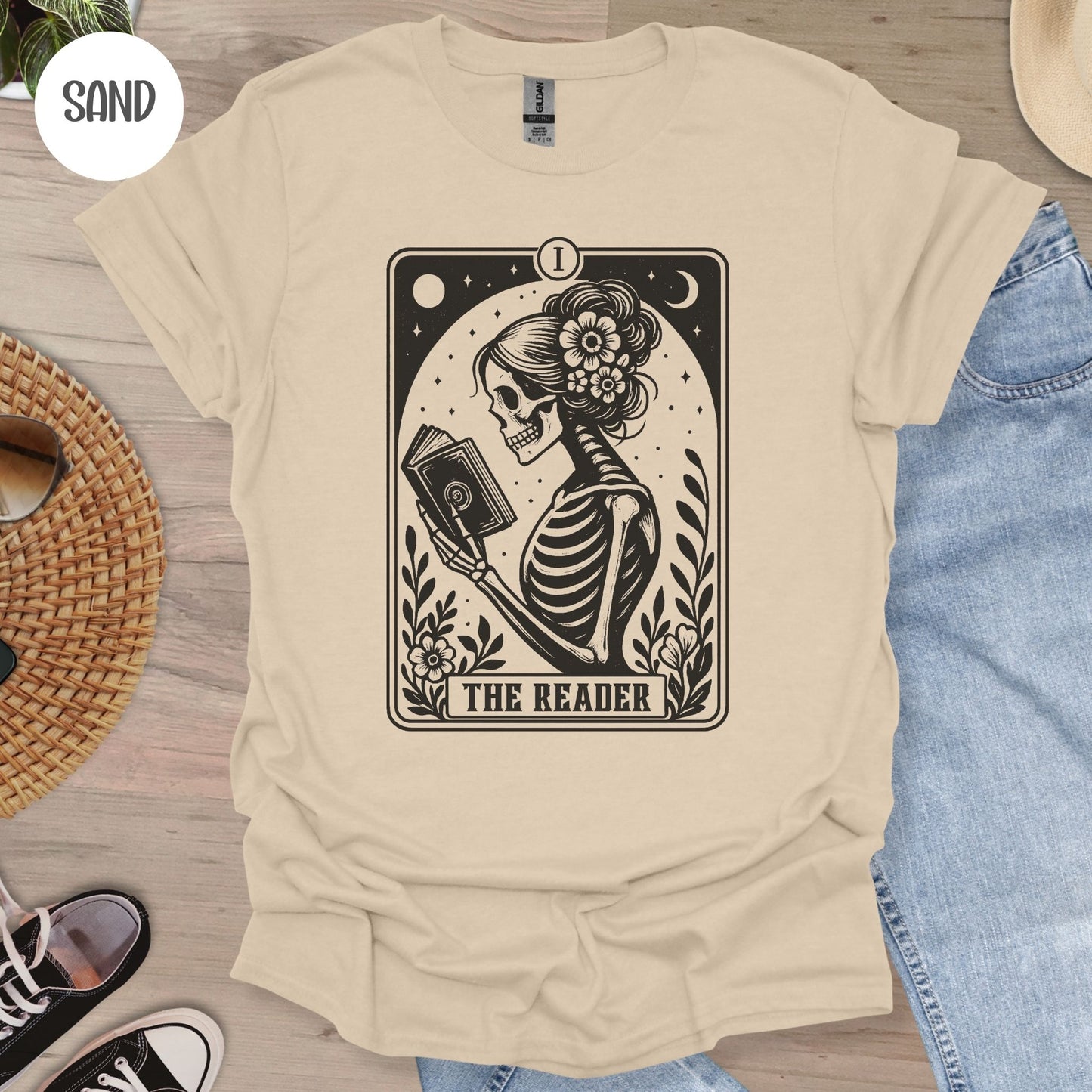 The Reader Tarot Card T-Shirt