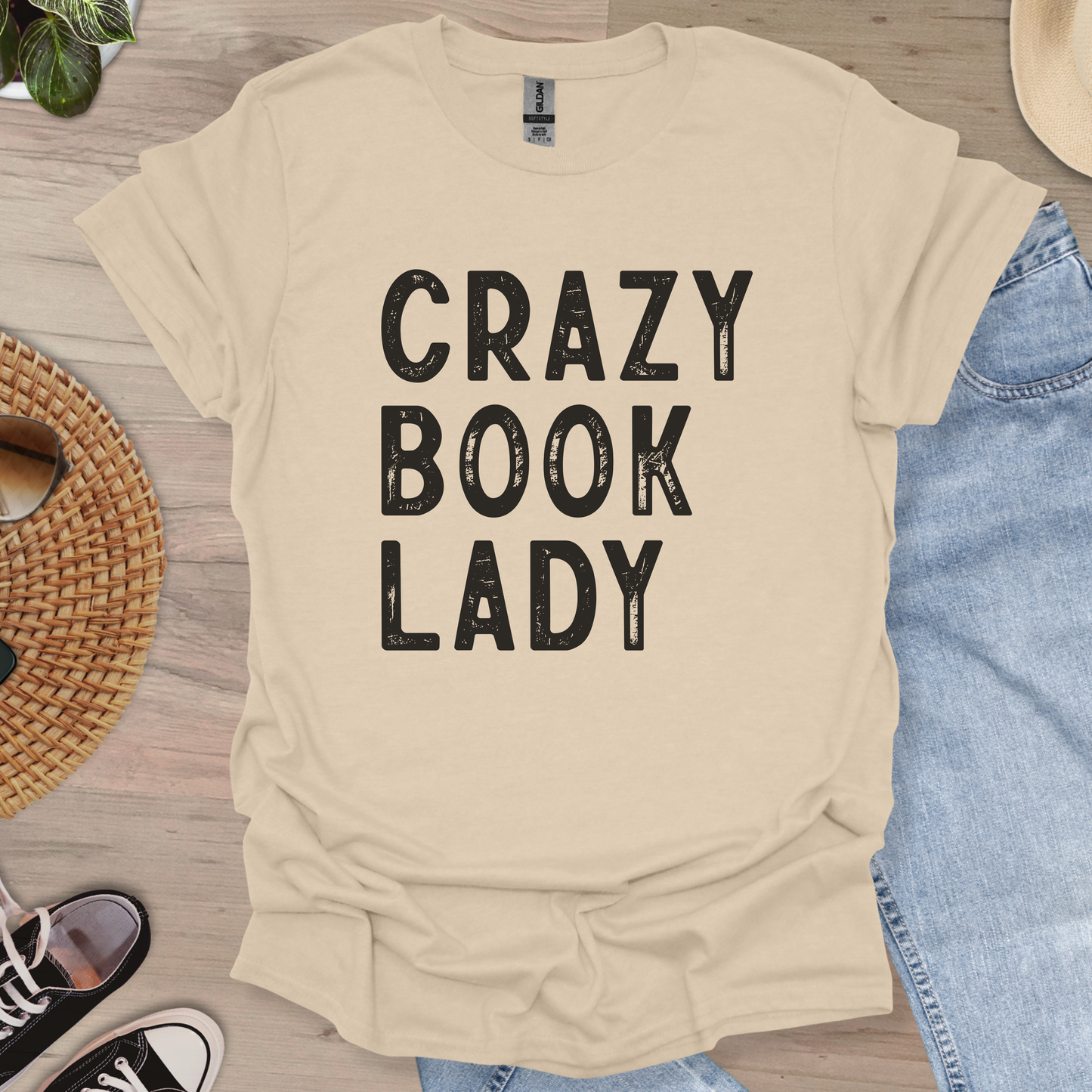 Crazy Book Lady T-Shirt