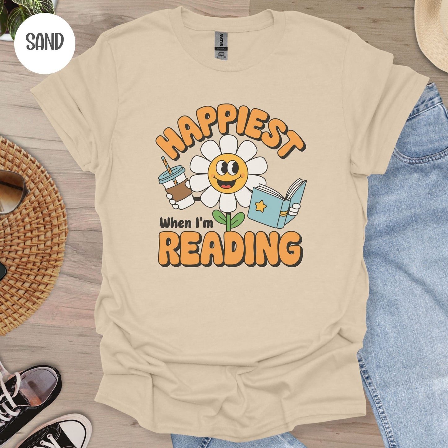 Happiest when I'm Reading T-Shirt