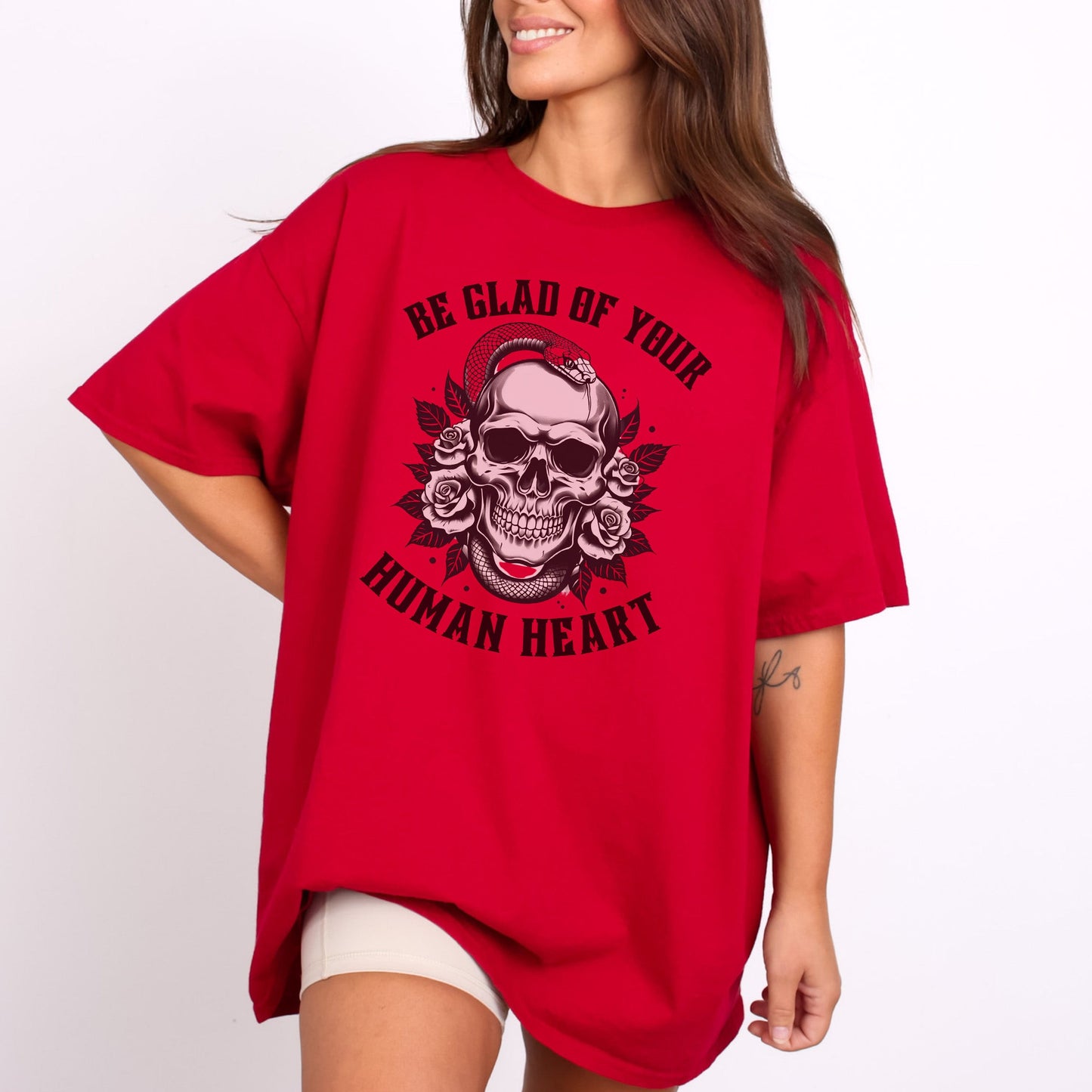 Be Glad of your Human Heart | ACOTAR Quote Book T-Shirt-Stripeypeach