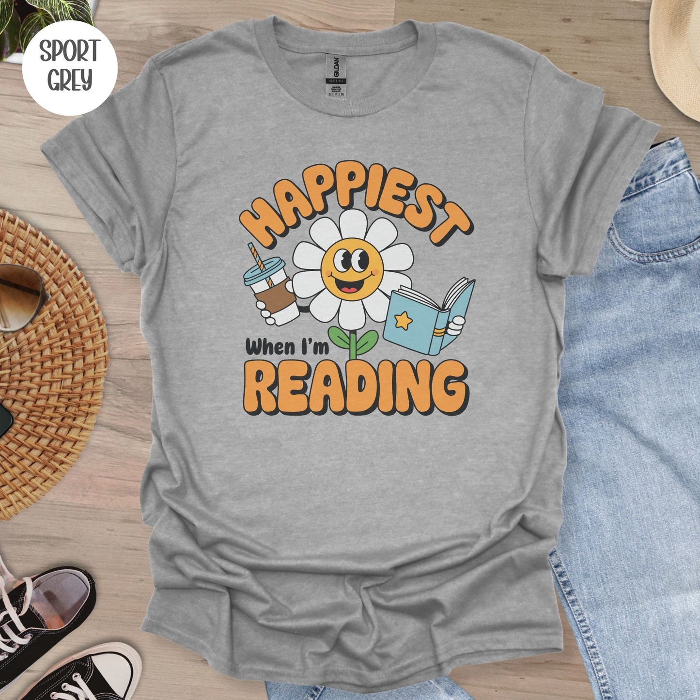 Happiest when I'm Reading T-Shirt