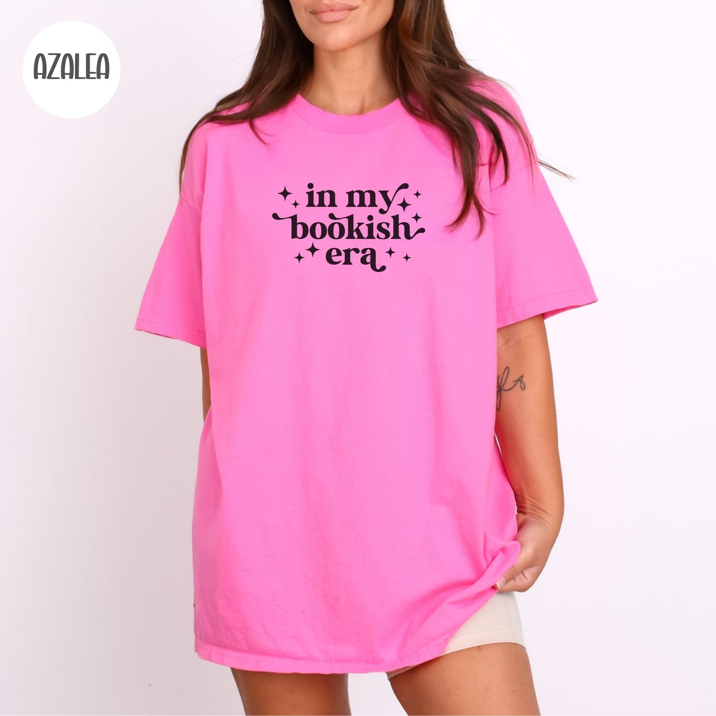 In my Bookish Era T-Shirt-Stripeypeach