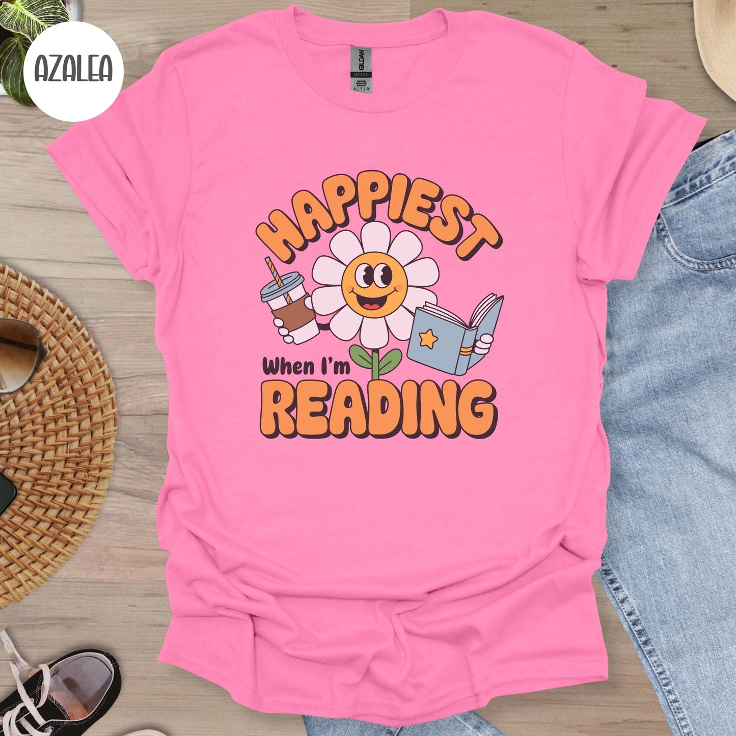 Happiest when I'm Reading T-Shirt