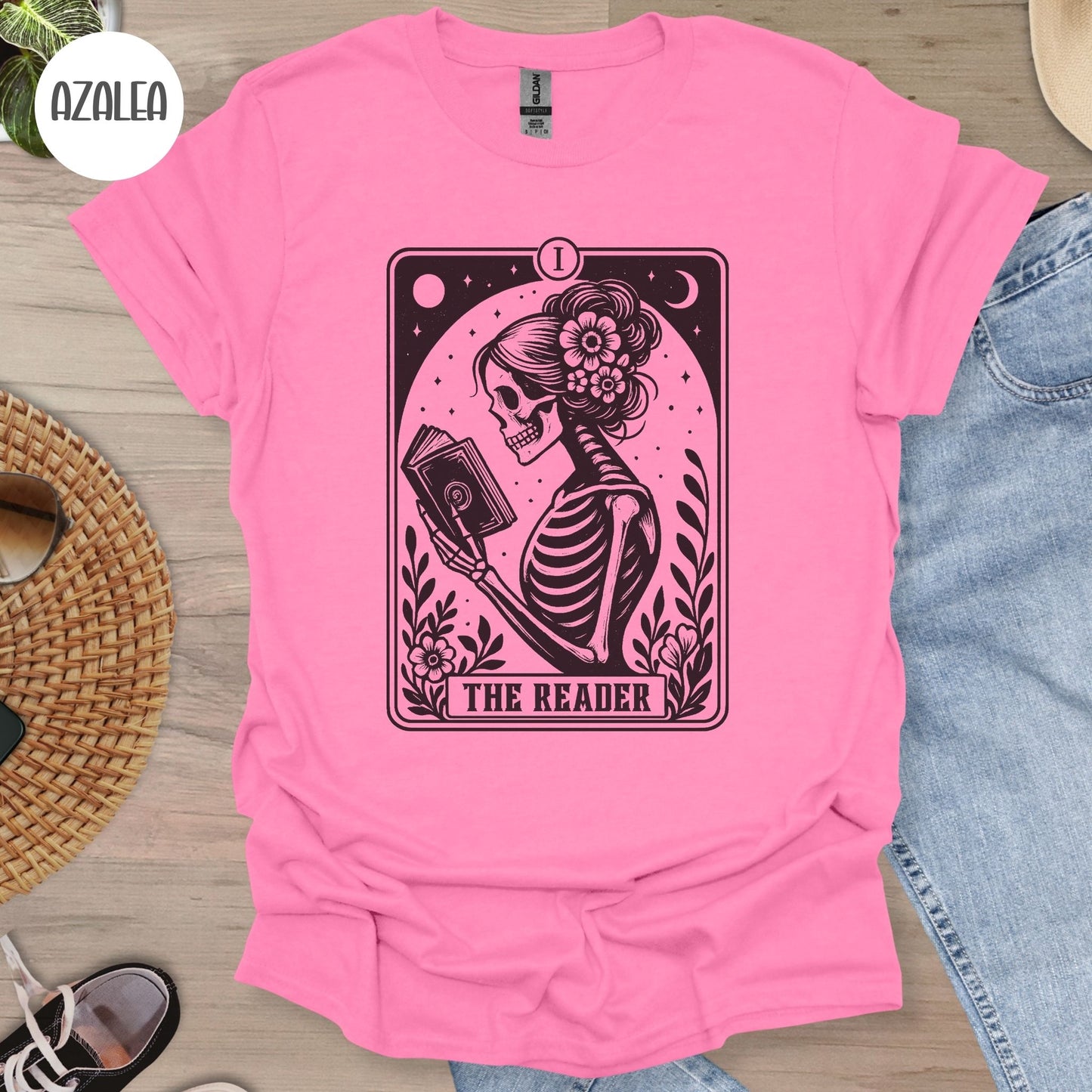 The Reader Tarot Card T-Shirt