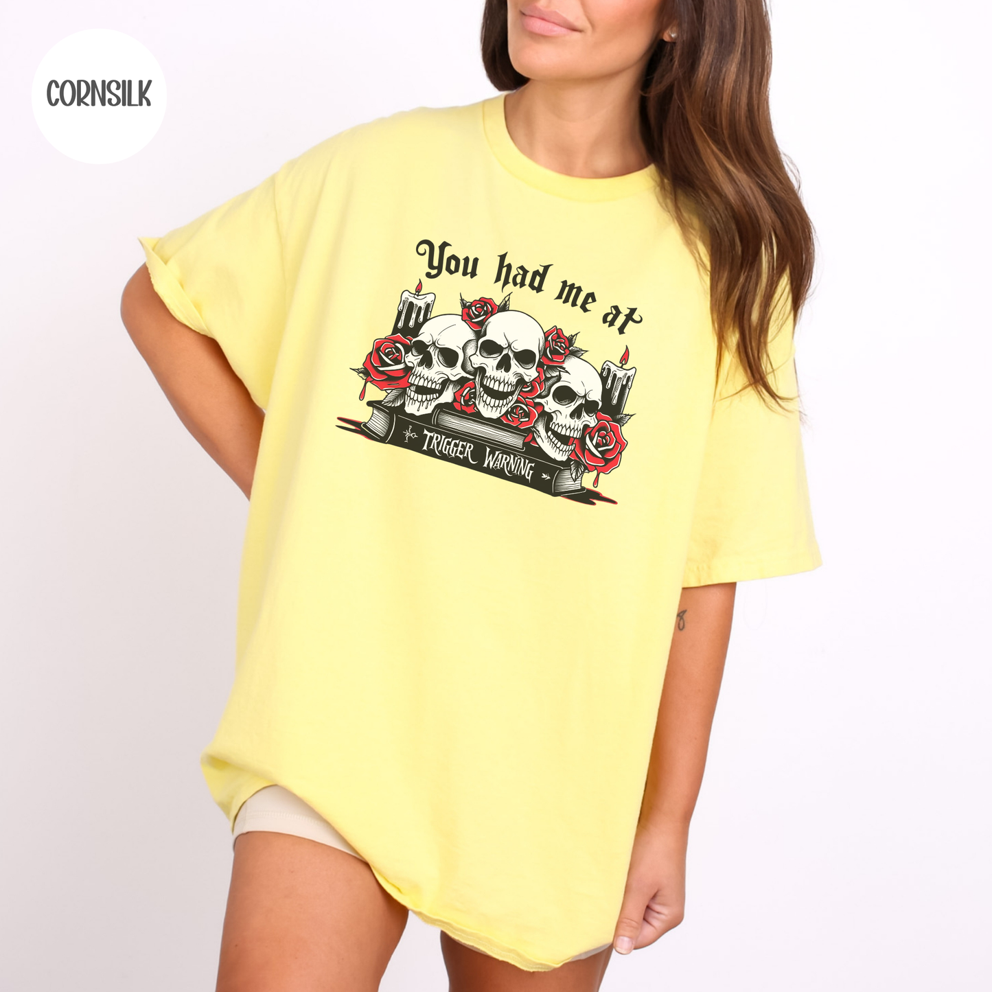 Trigger Warning T-Shirt-Stripeypeach