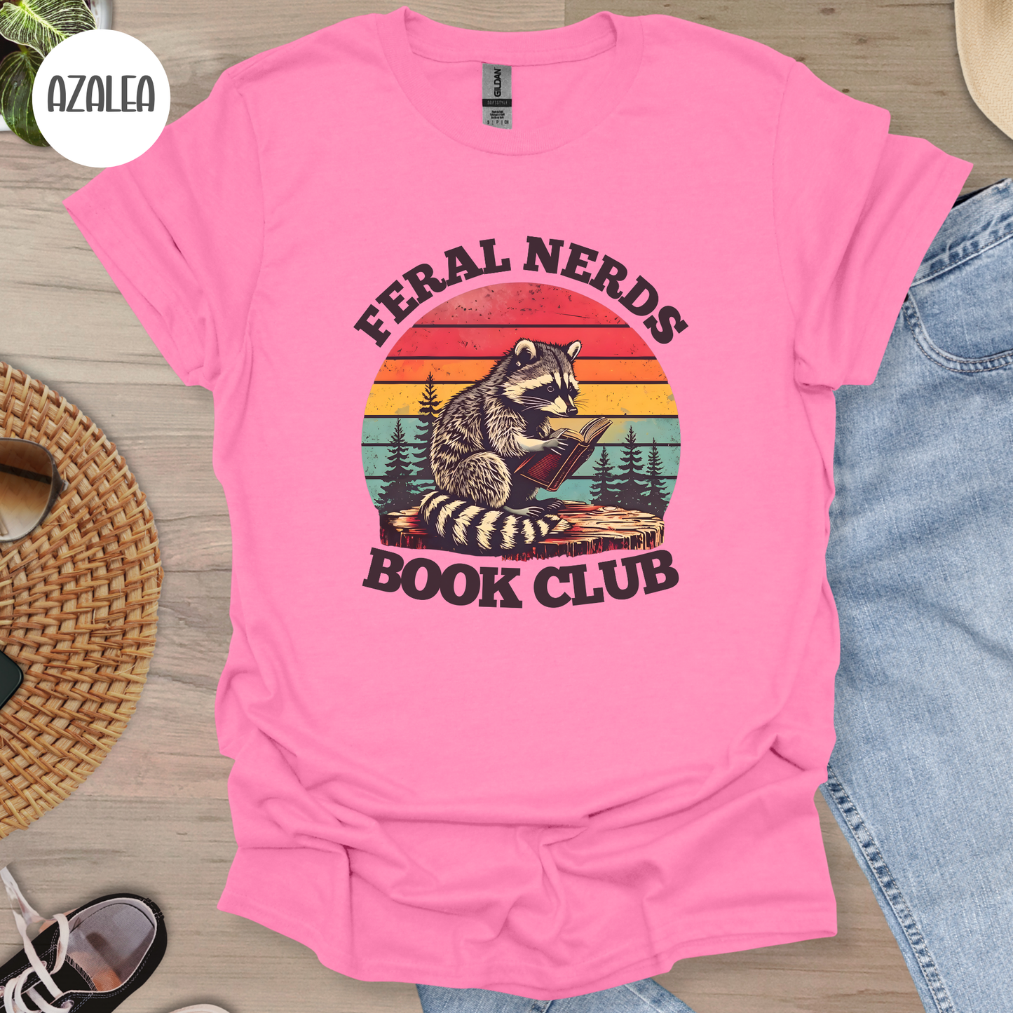 Feral Nerds Book Club Raccoon T-Shirt