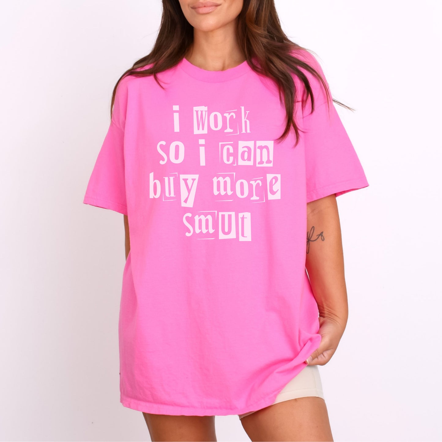 I Work So I Can Buy More Smut | Books T-Shirt-Stripeypeach