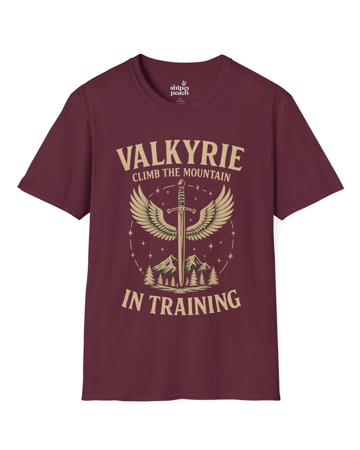 Valkyrie In Training | ACOTAR Inspired T-shirt-Stripeypeach