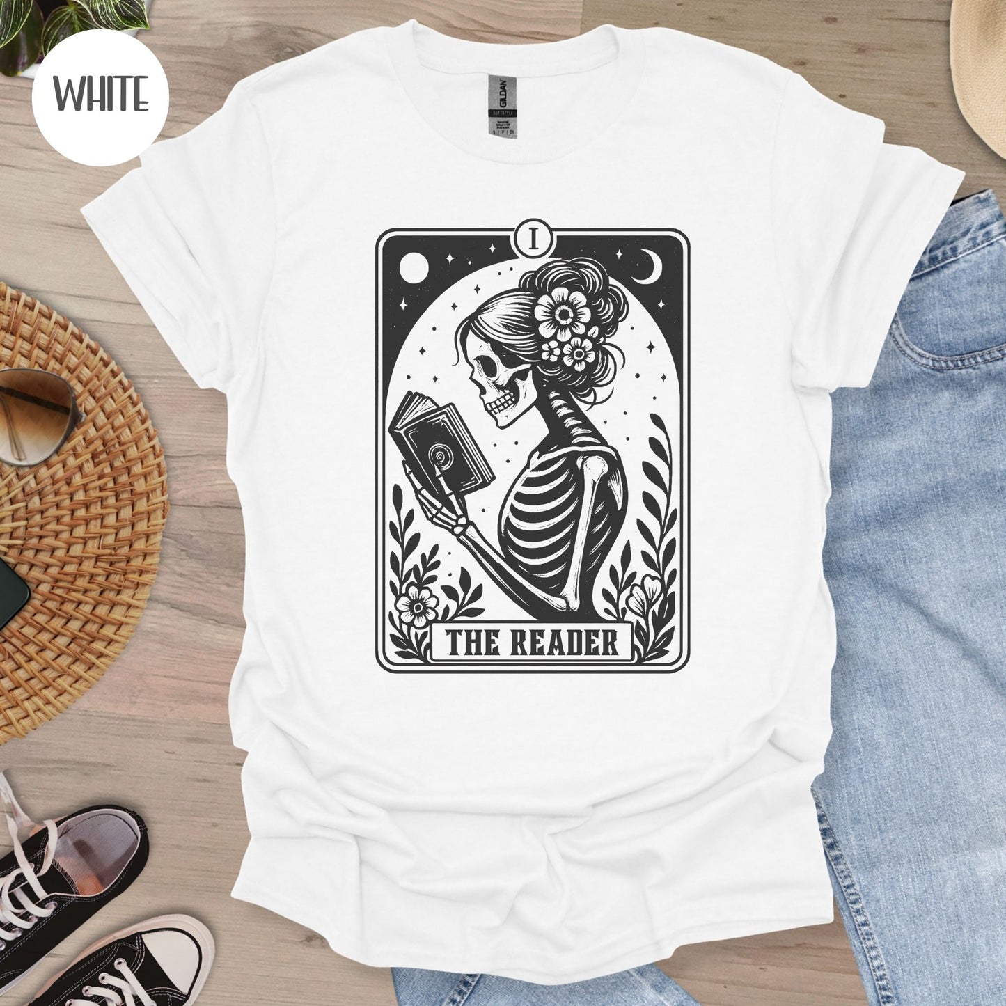 The Reader Tarot Card T-Shirt