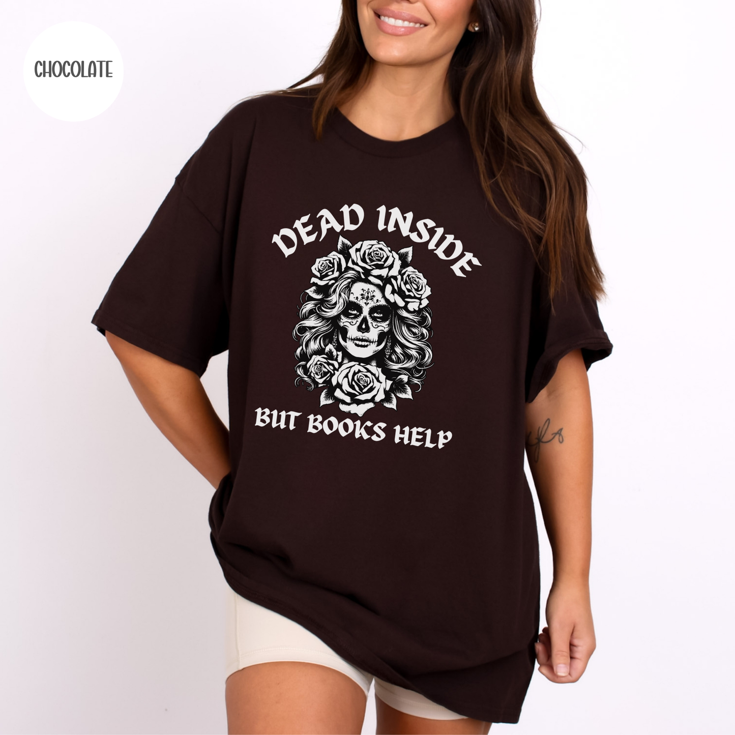 Dead Inside but Books Help T-Shirt