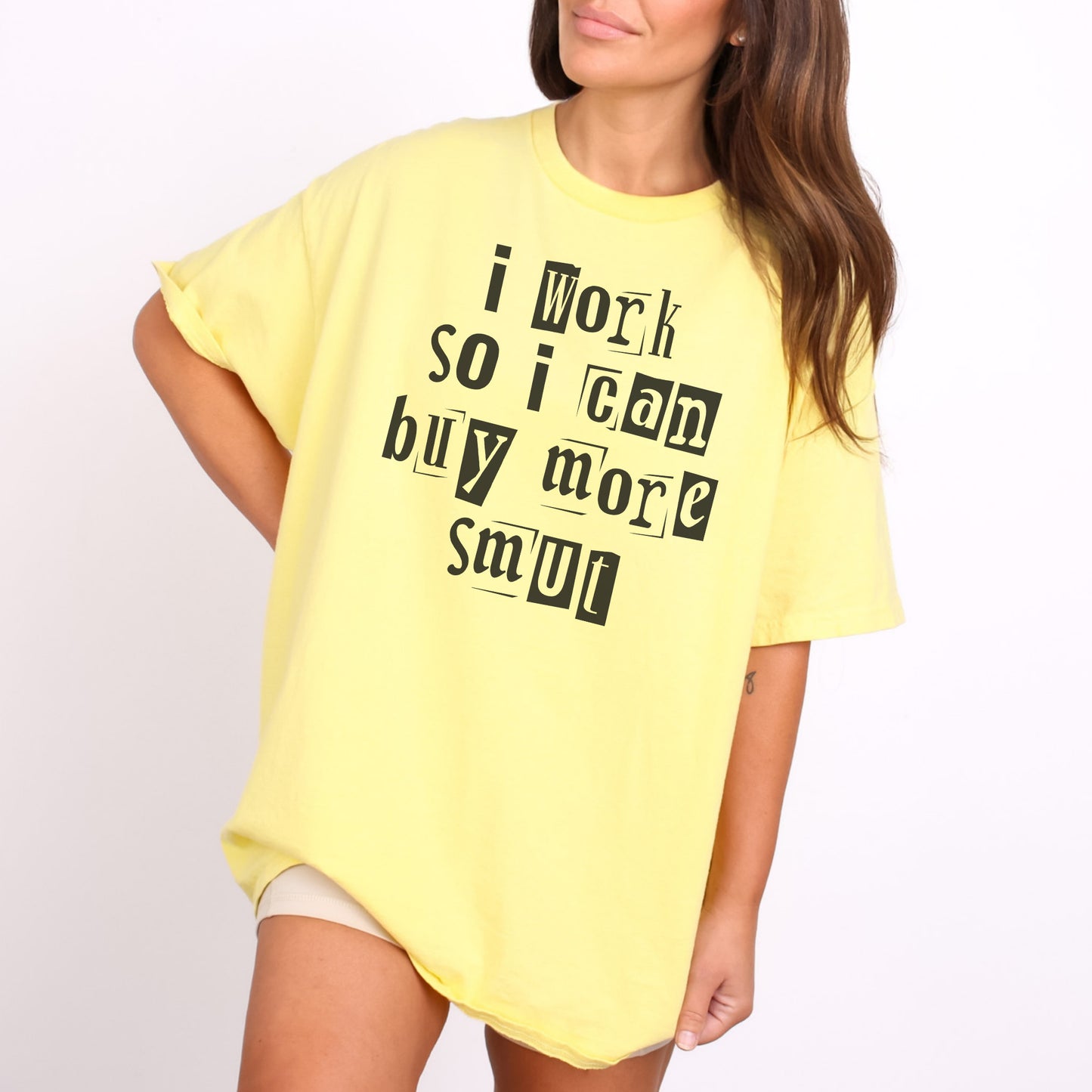 I Work So I Can Buy More Smut | Books T-Shirt-Stripeypeach