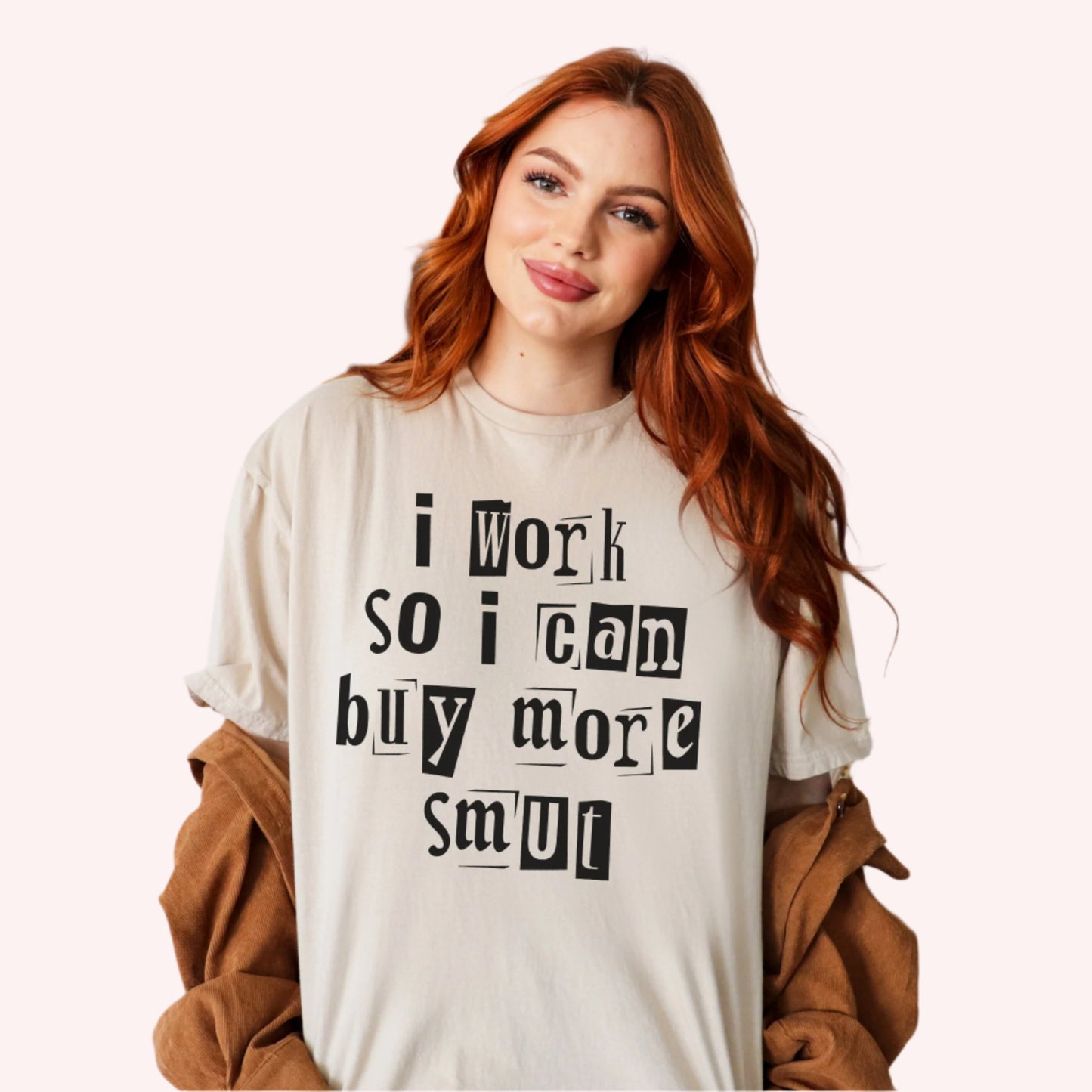 I Work So I Can Buy More Smut | Books T-Shirt-Stripeypeach