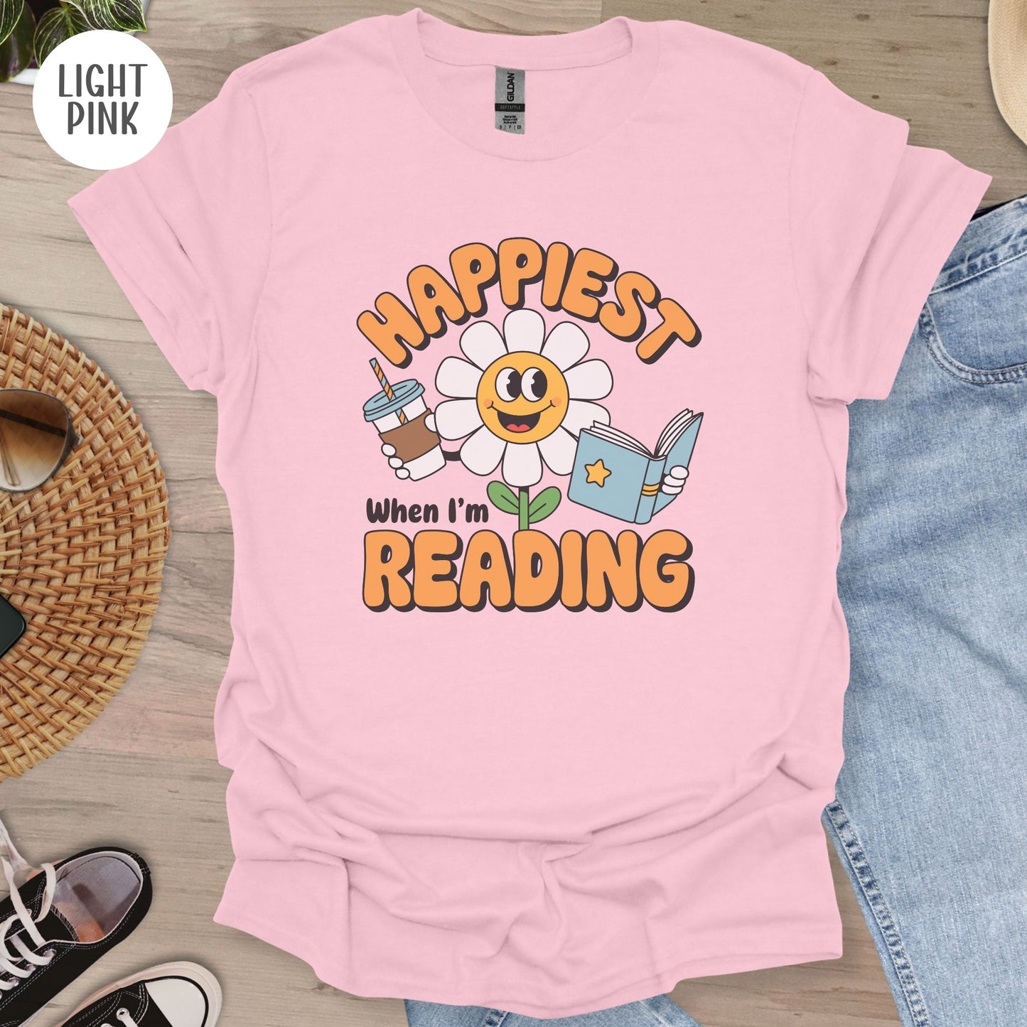 Happiest when I'm Reading T-Shirt