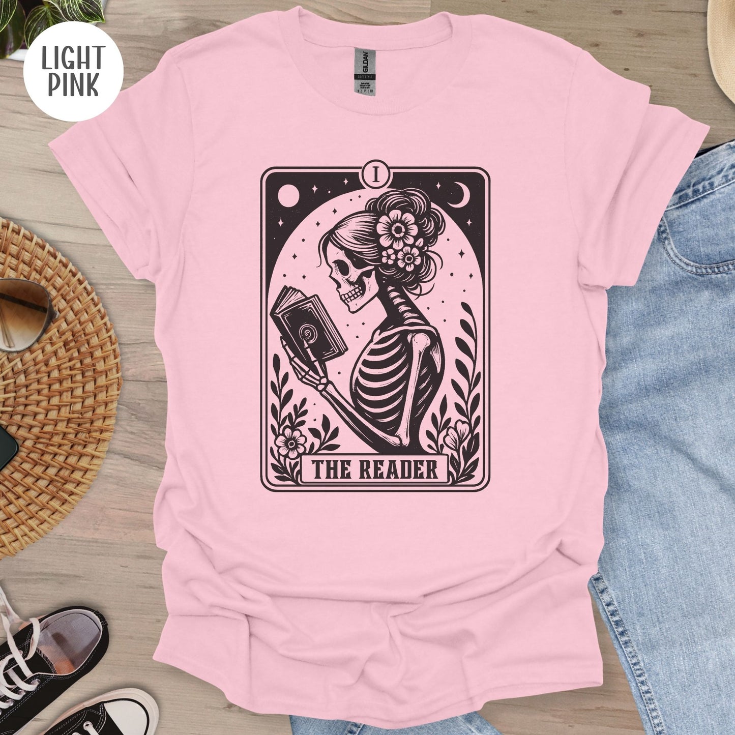The Reader Tarot Card T-Shirt