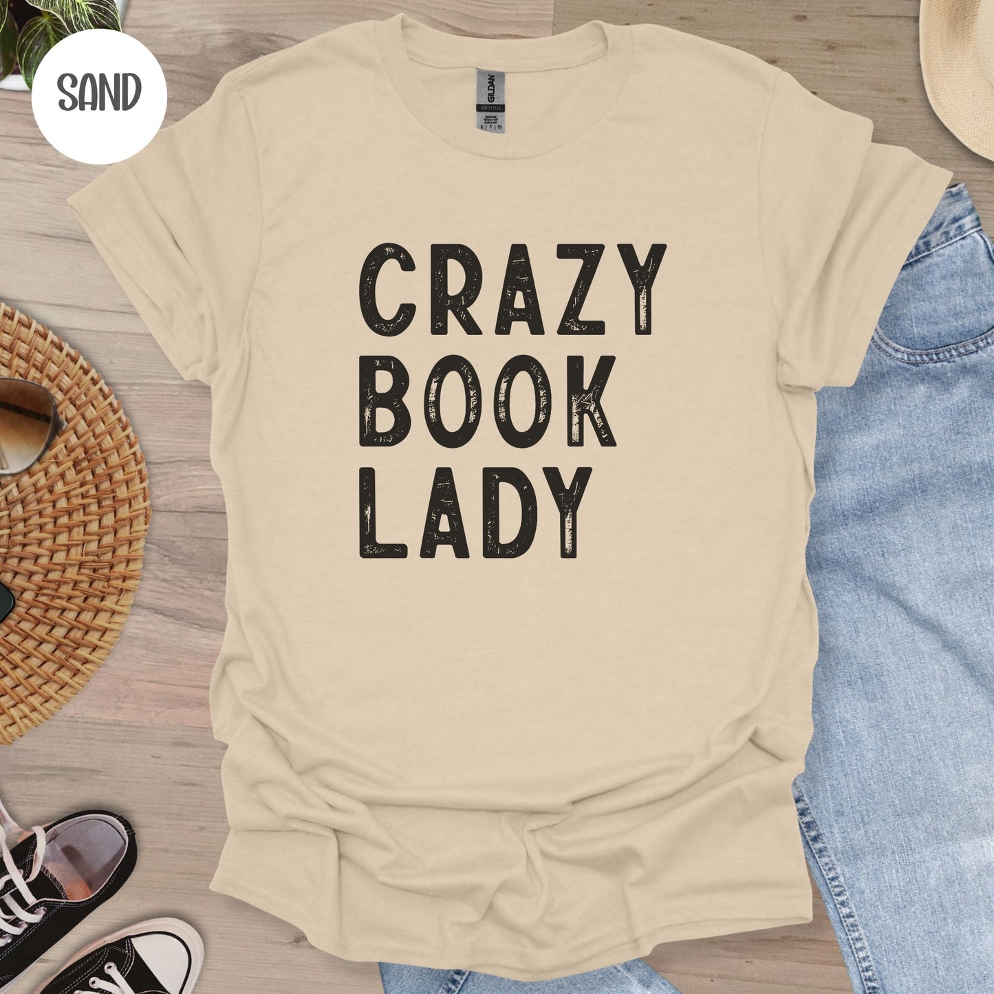 Crazy Book Lady T-Shirt