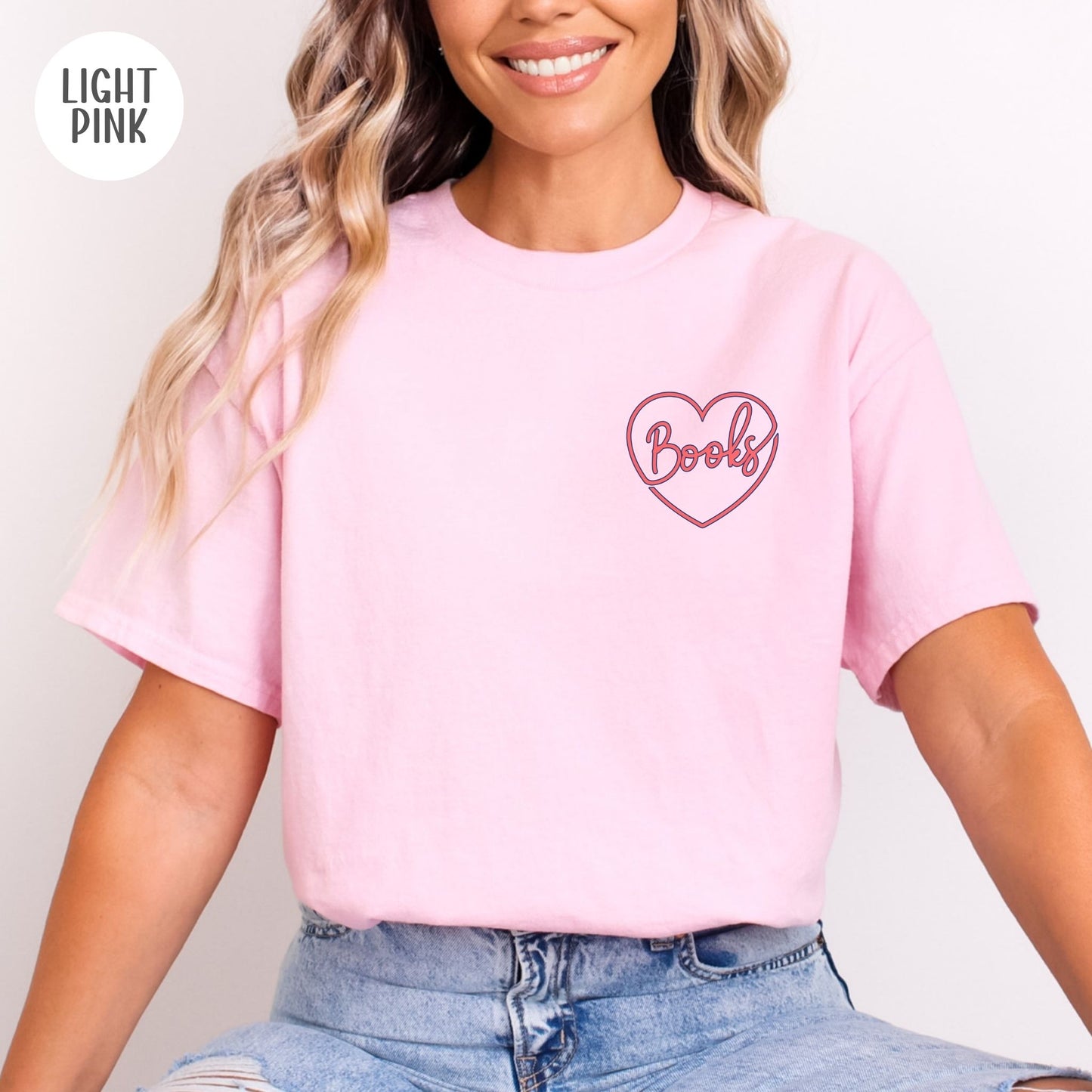 Books Pocket Heart T-Shirt