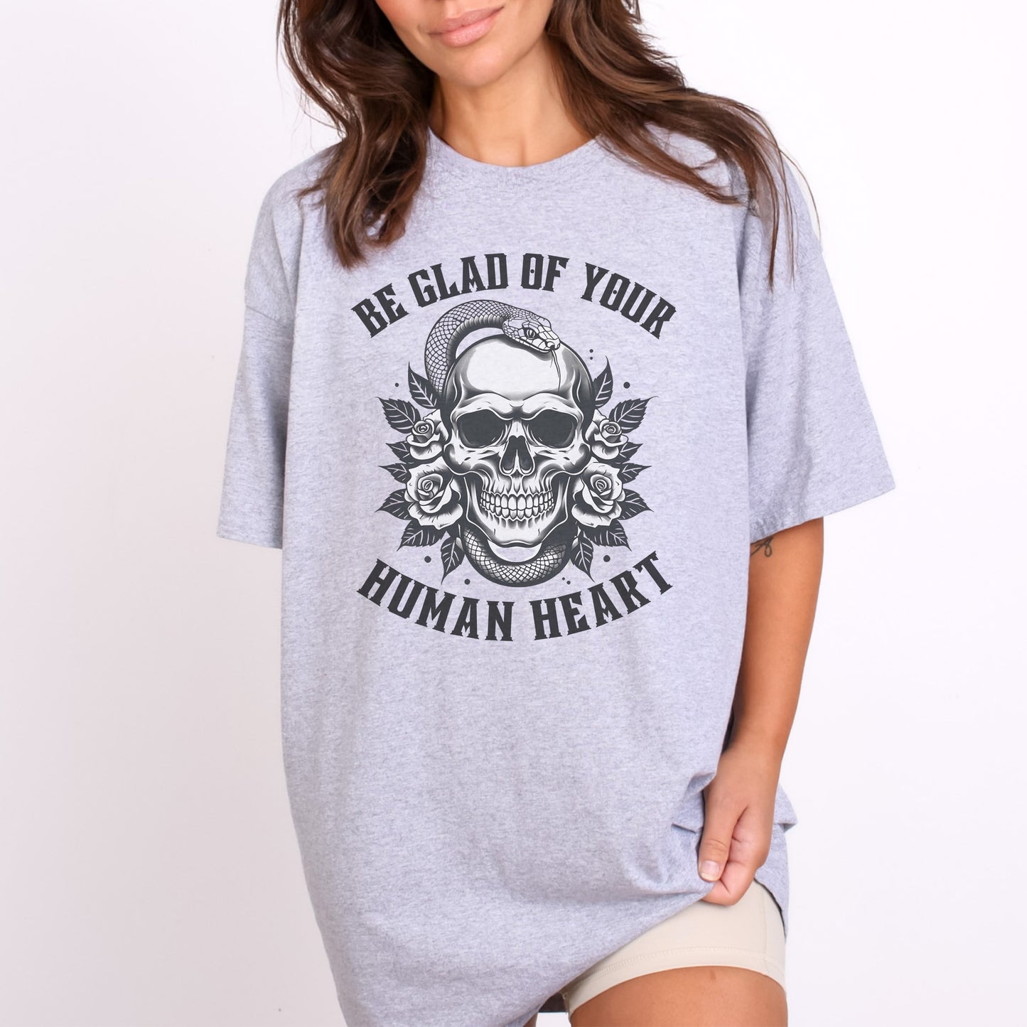 Be Glad of your Human Heart | ACOTAR Quote Book T-Shirt-Stripeypeach