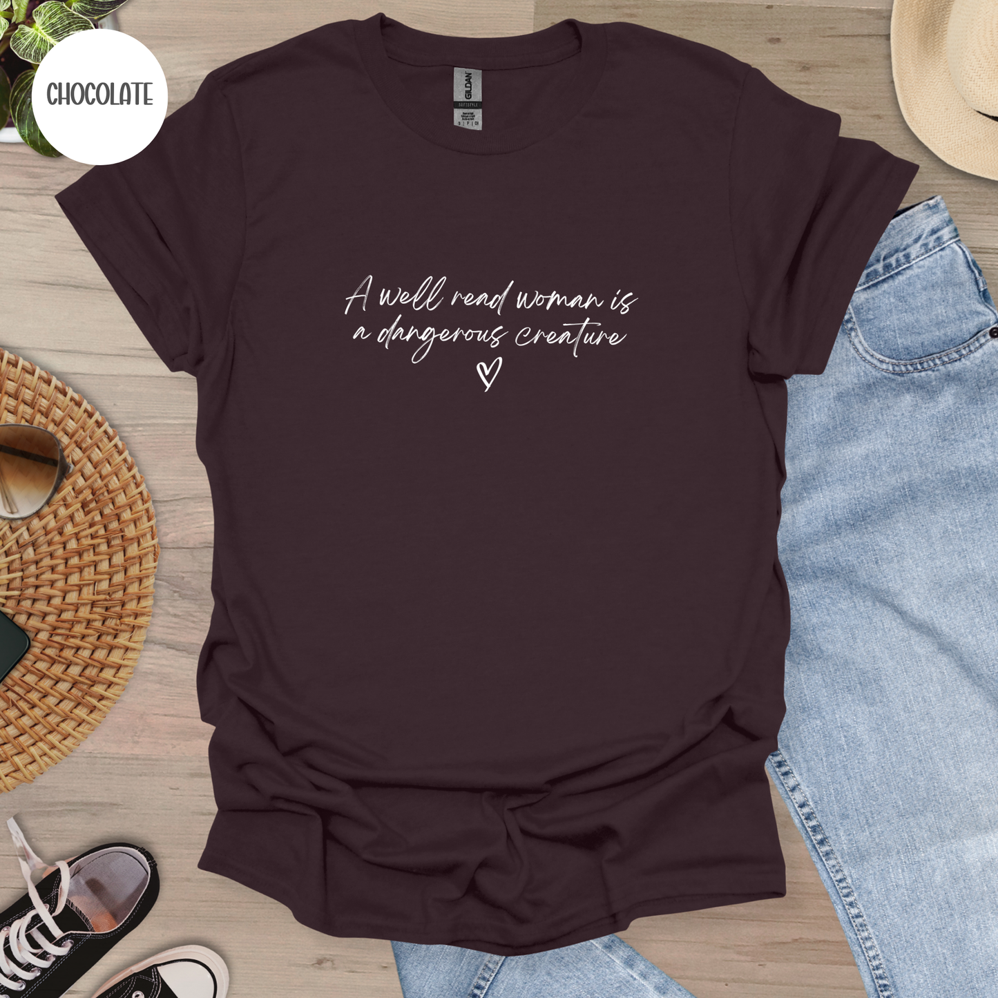 A Well Read Woman is a Dangerous Creature T-Shirt