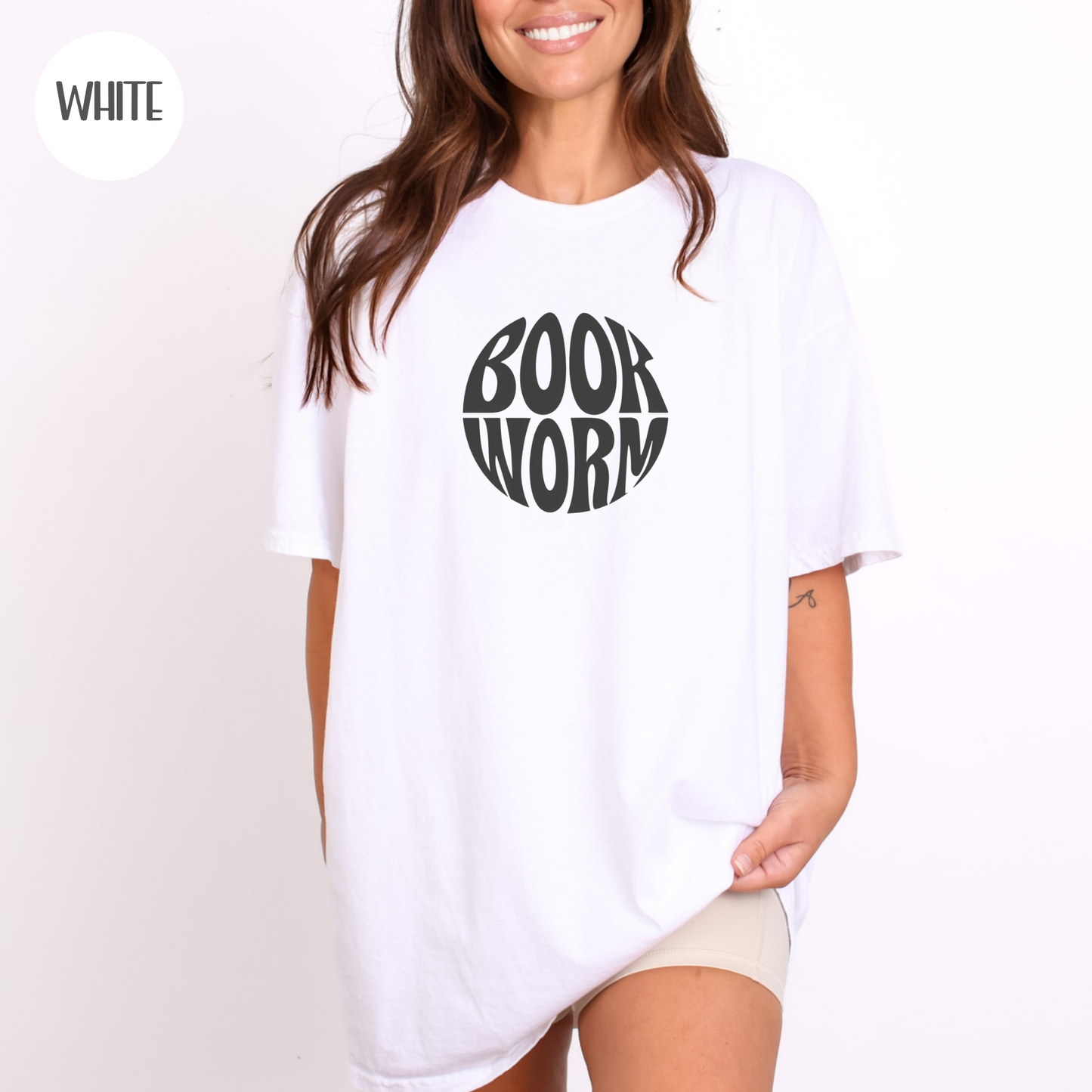 Book Worm T-Shirt-Stripeypeach