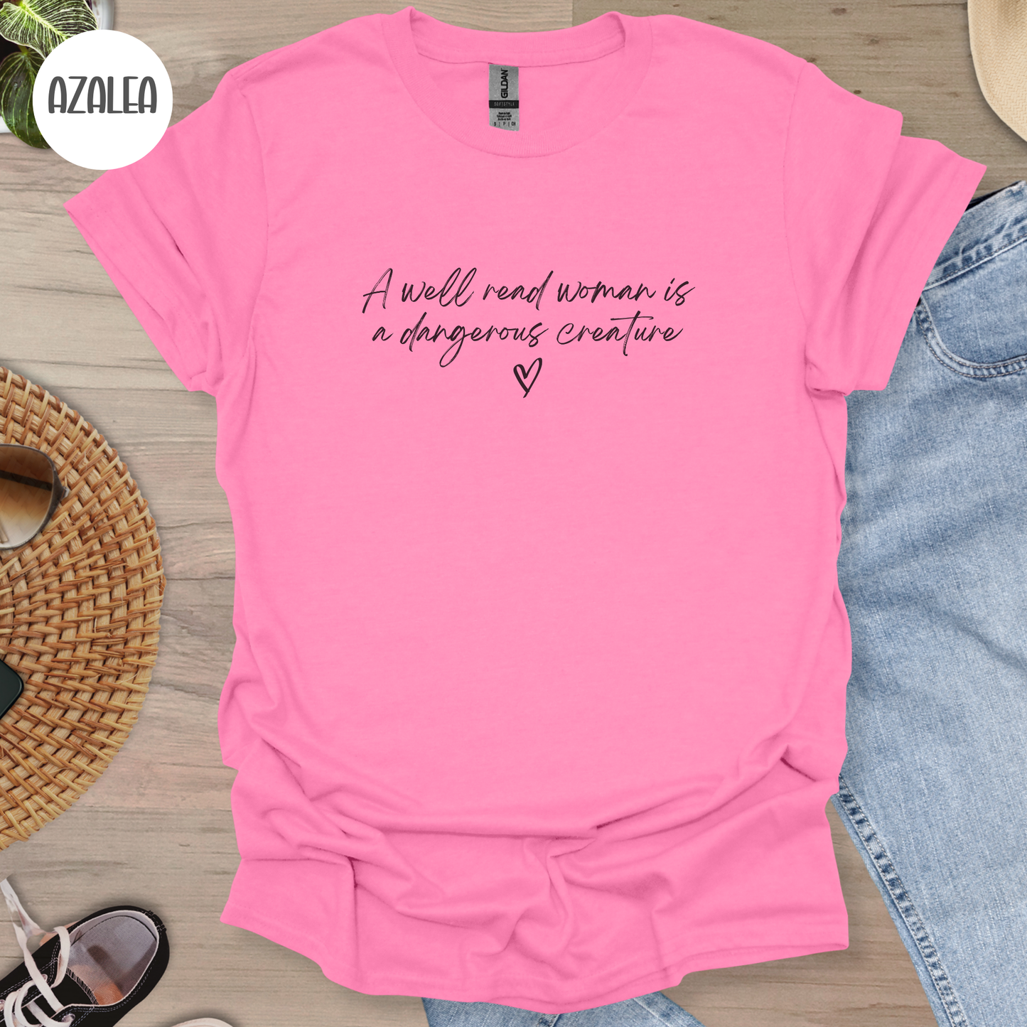 A Well Read Woman is a Dangerous Creature T-Shirt