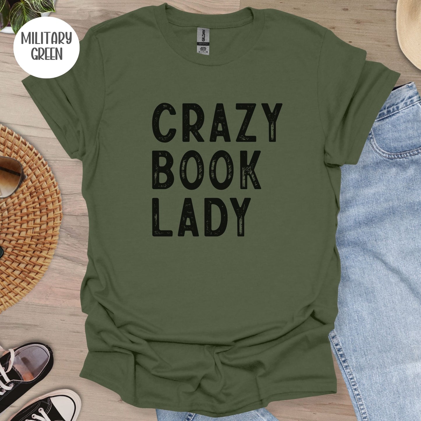 Crazy Book Lady T-Shirt