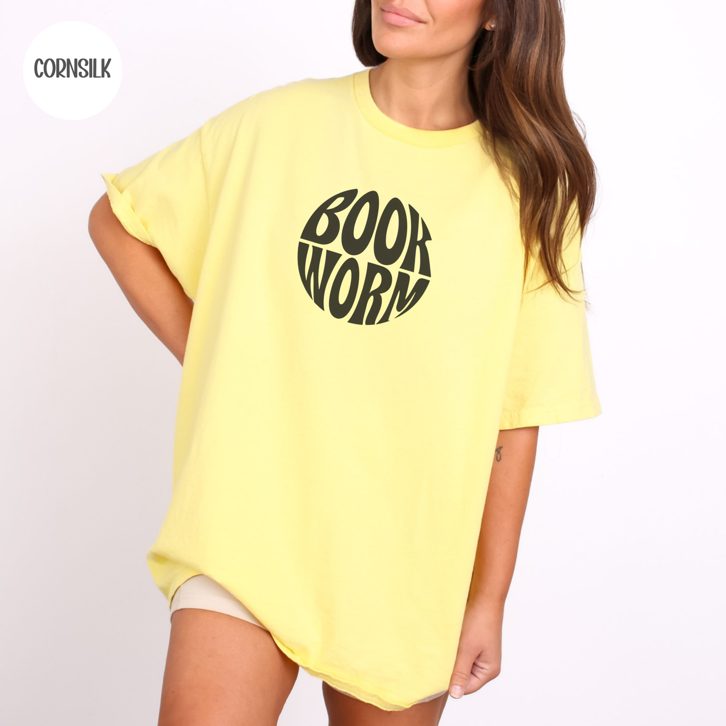 Book Worm T-Shirt-Stripeypeach