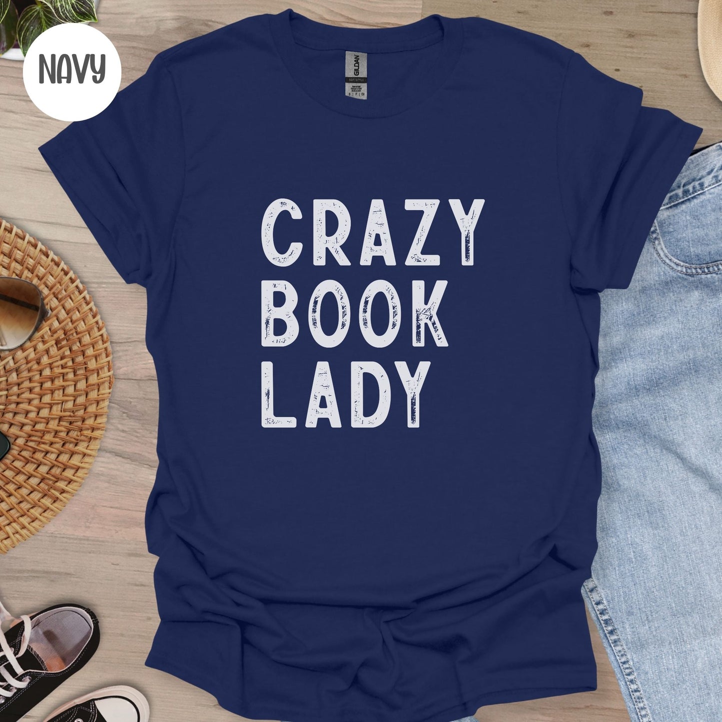 Crazy Book Lady T-Shirt