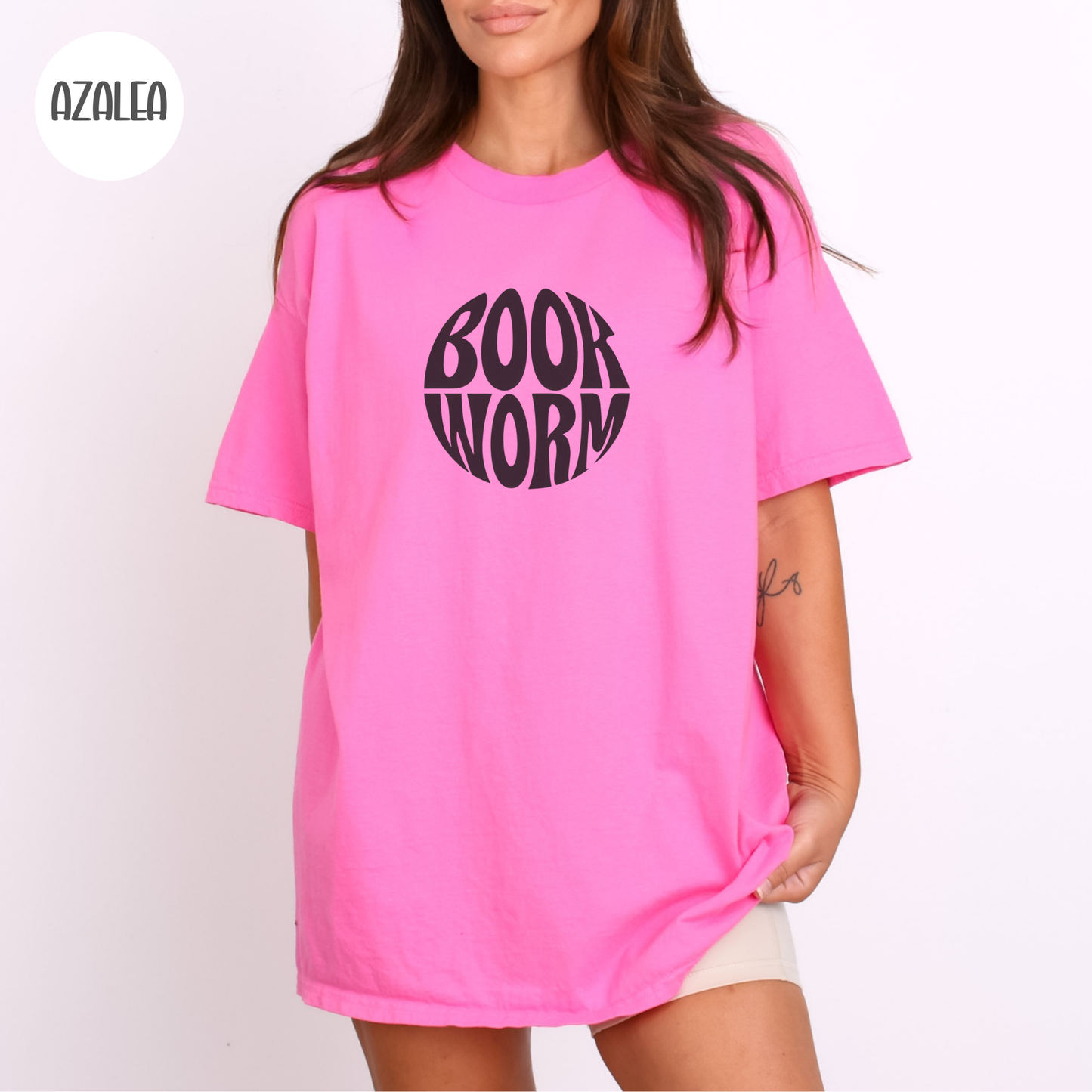 Book Worm T-Shirt-Stripeypeach
