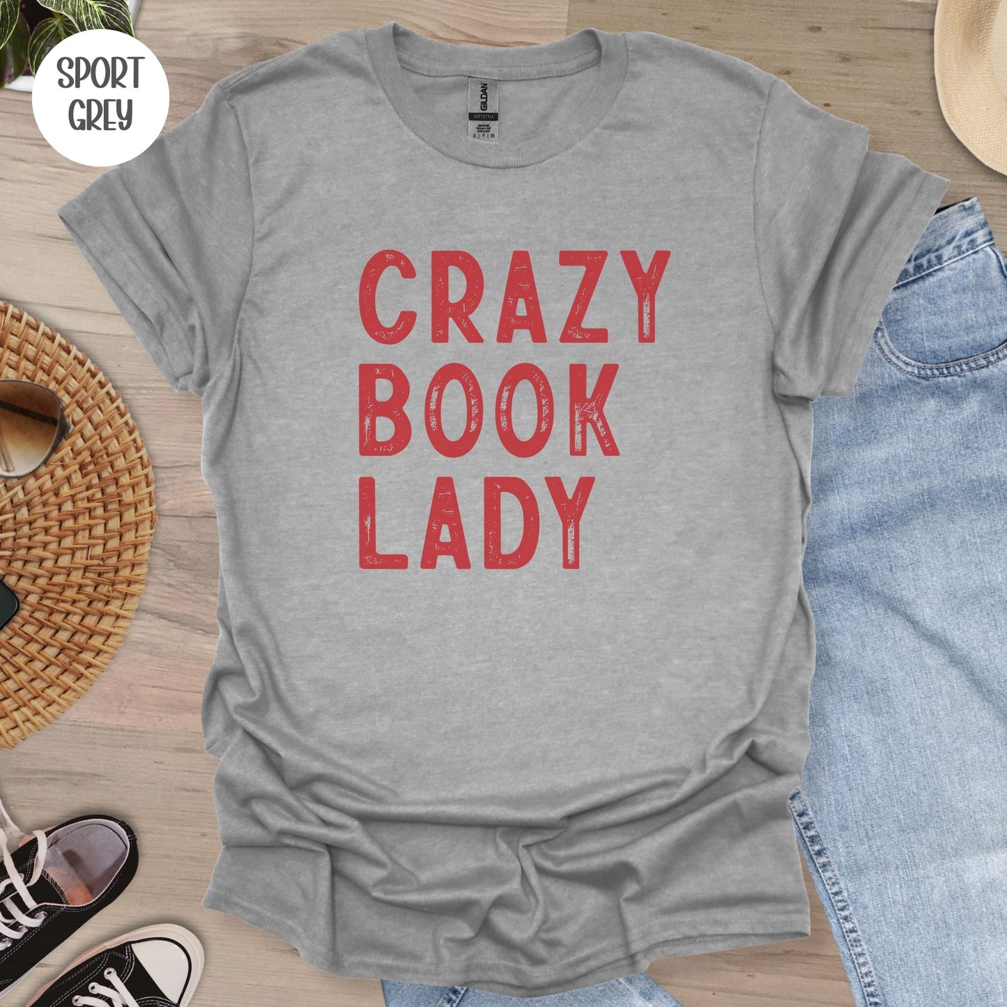 Crazy Book Lady T-Shirt