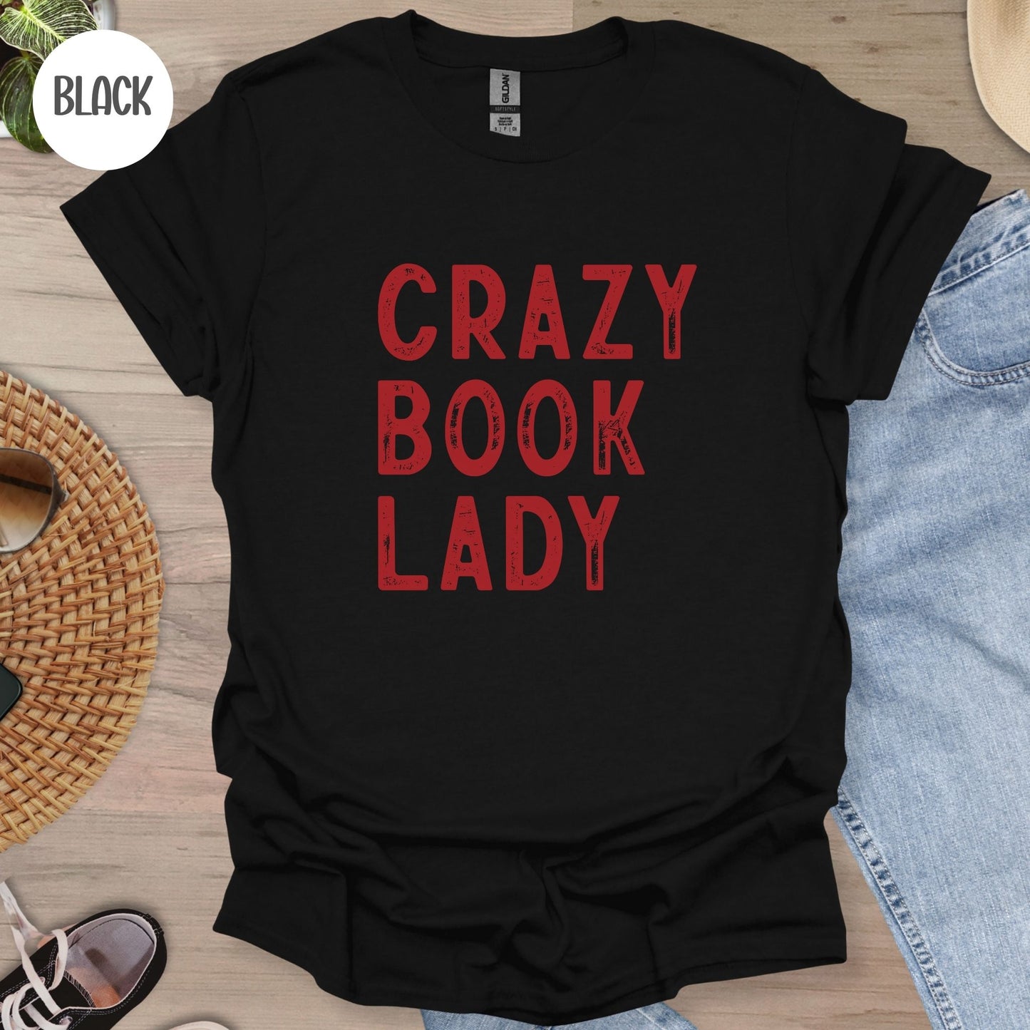 Crazy Book Lady T-Shirt