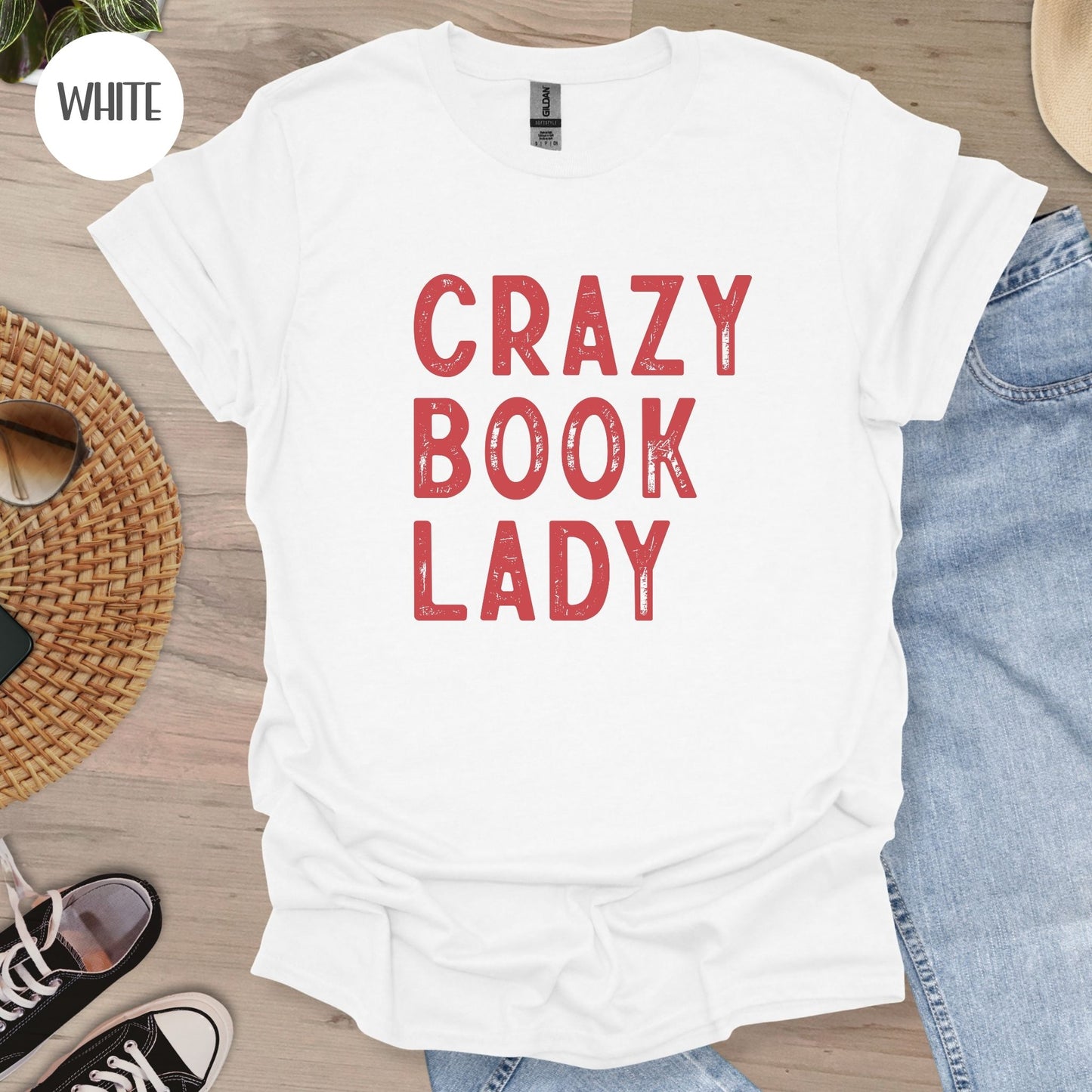 Crazy Book Lady T-Shirt