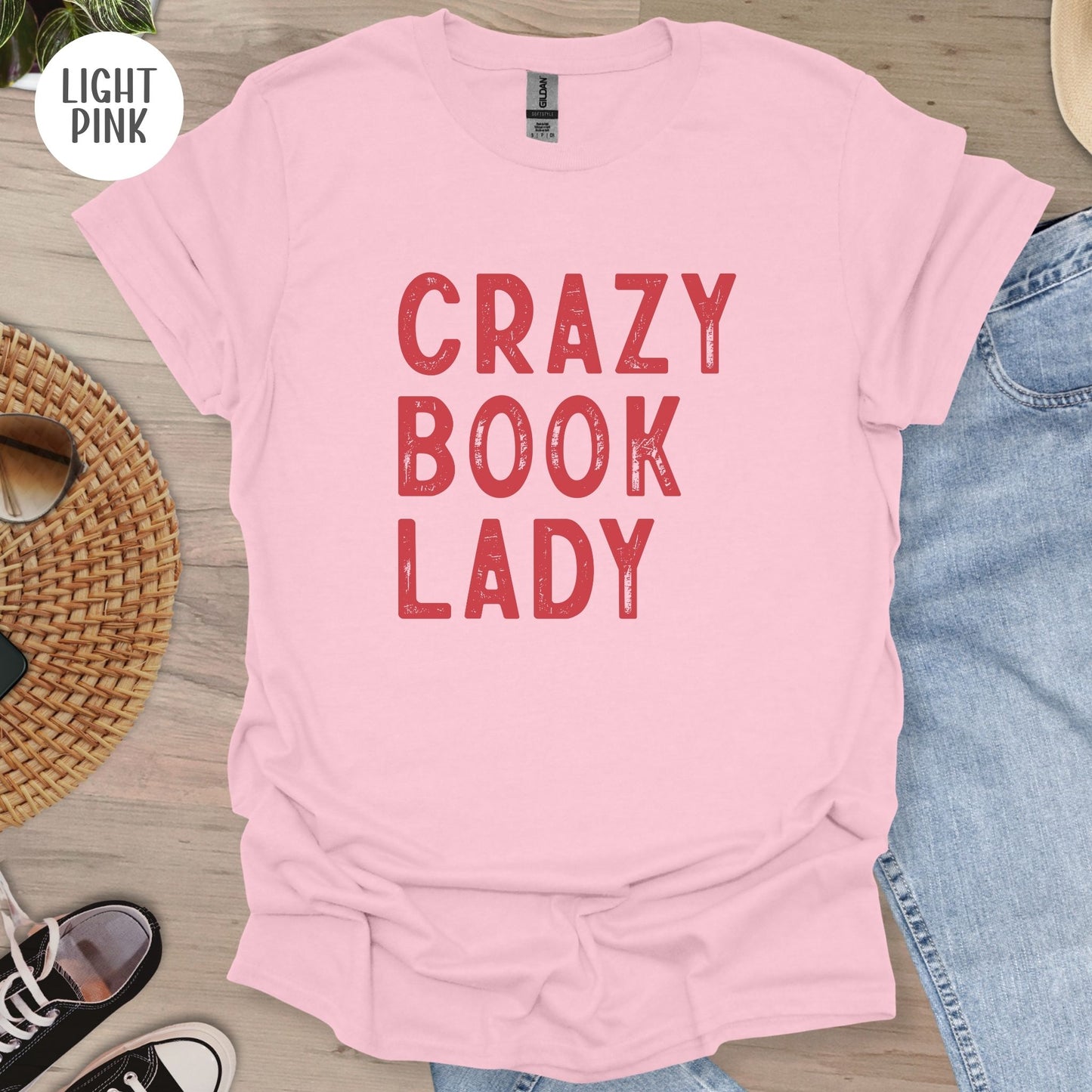 Crazy Book Lady T-Shirt