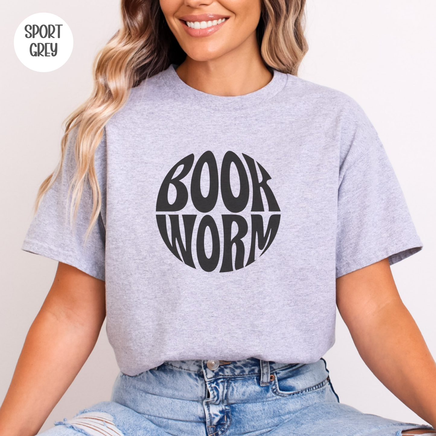 Book Worm T-Shirt-Stripeypeach
