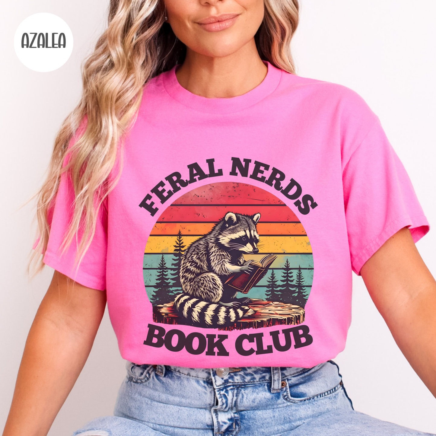 Feral Nerds Book Club Raccoon T-Shirt