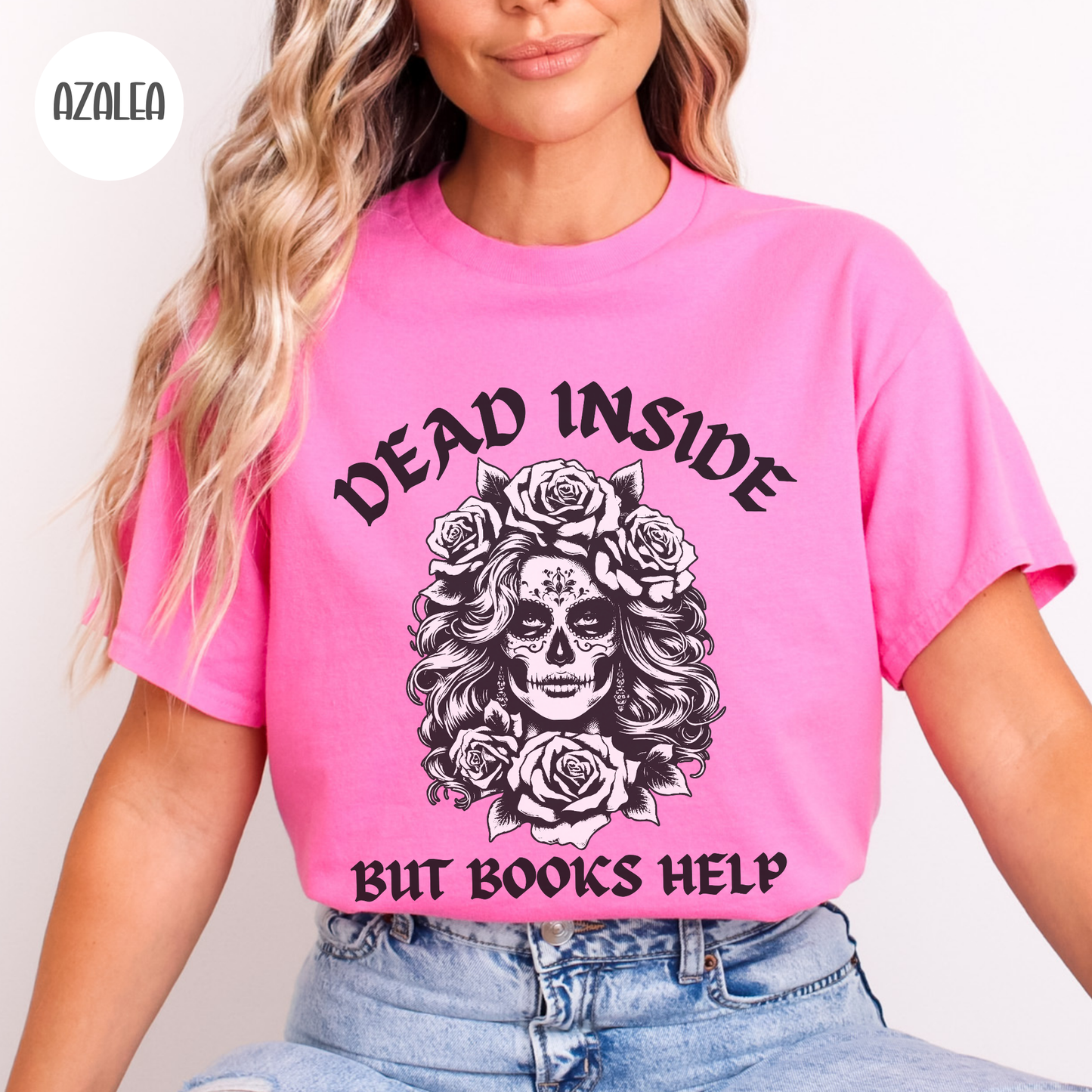 Dead Inside but Books Help T-Shirt