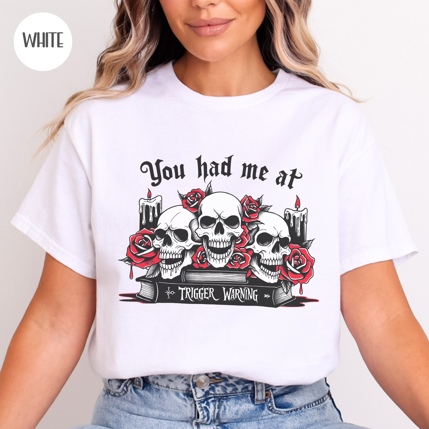 Trigger Warning T-Shirt-Stripeypeach