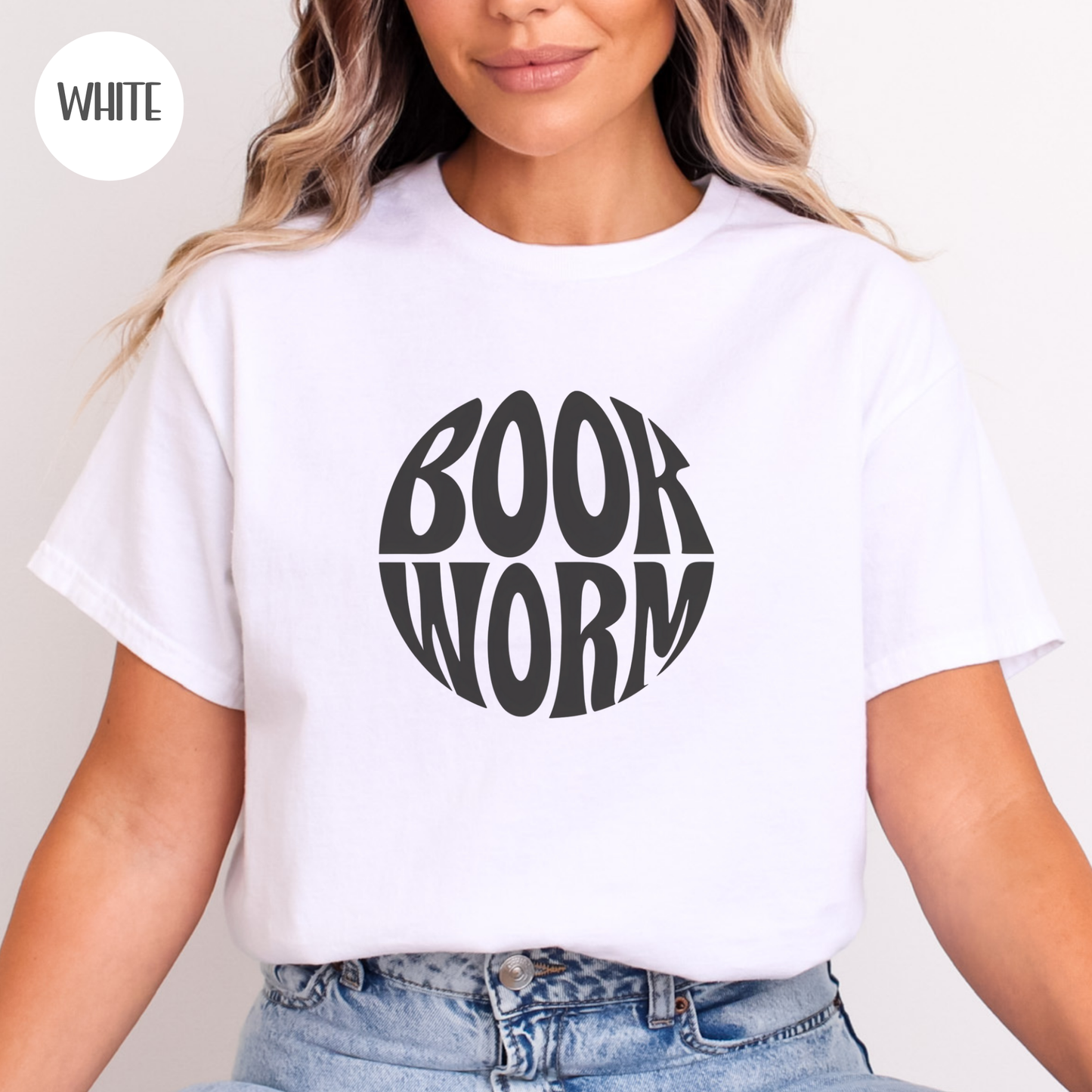 Book Worm T-Shirt-Stripeypeach