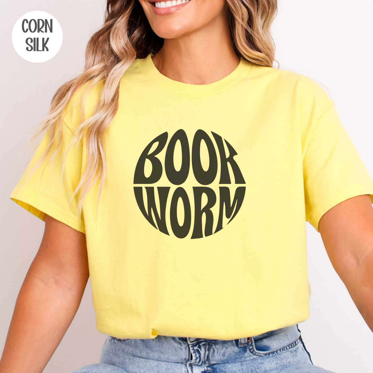 Book Worm T-Shirt-Stripeypeach