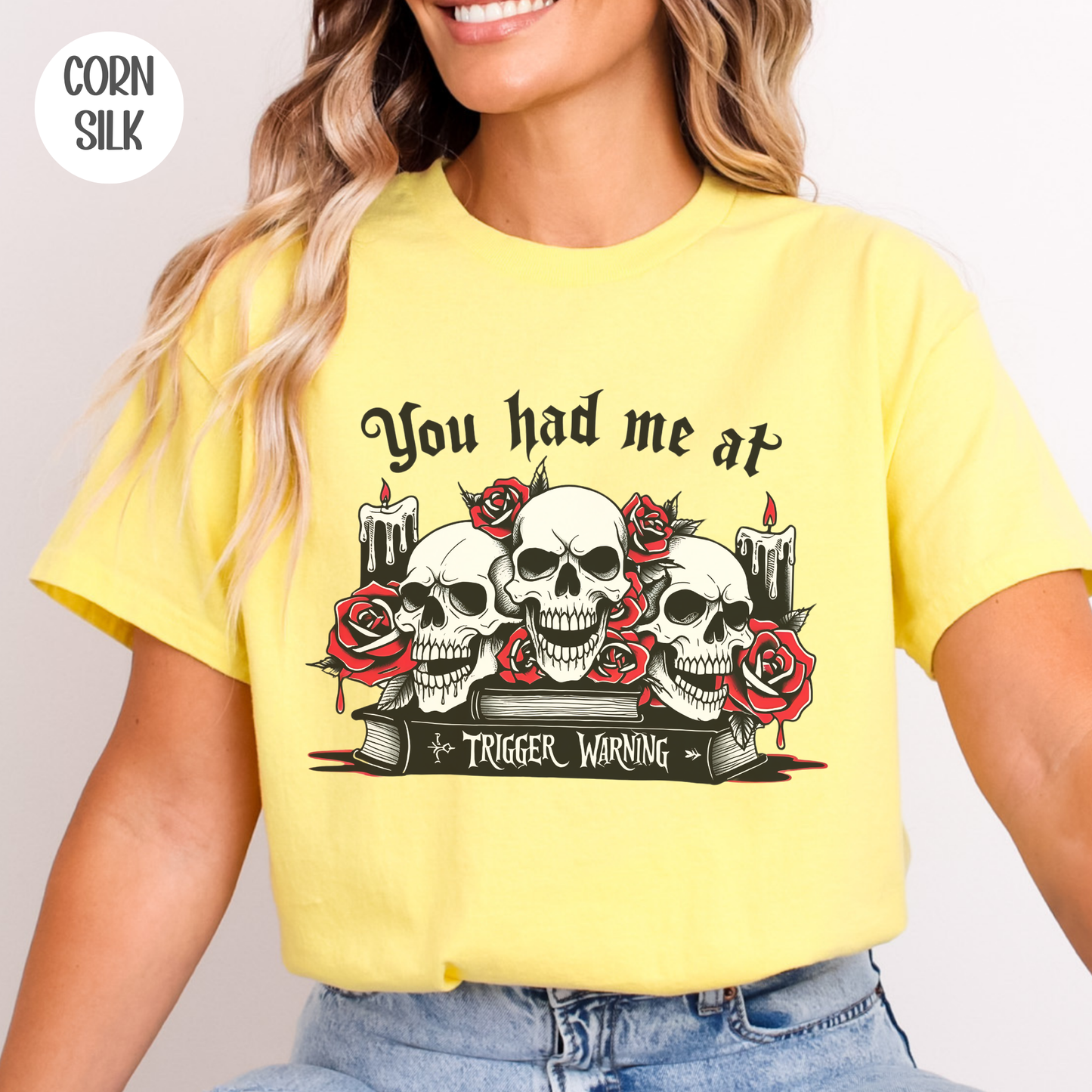 Trigger Warning T-Shirt-Stripeypeach