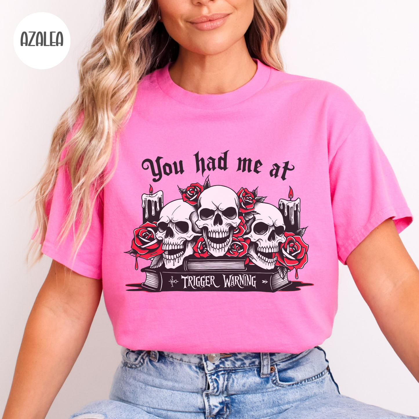 Trigger Warning T-Shirt-Stripeypeach