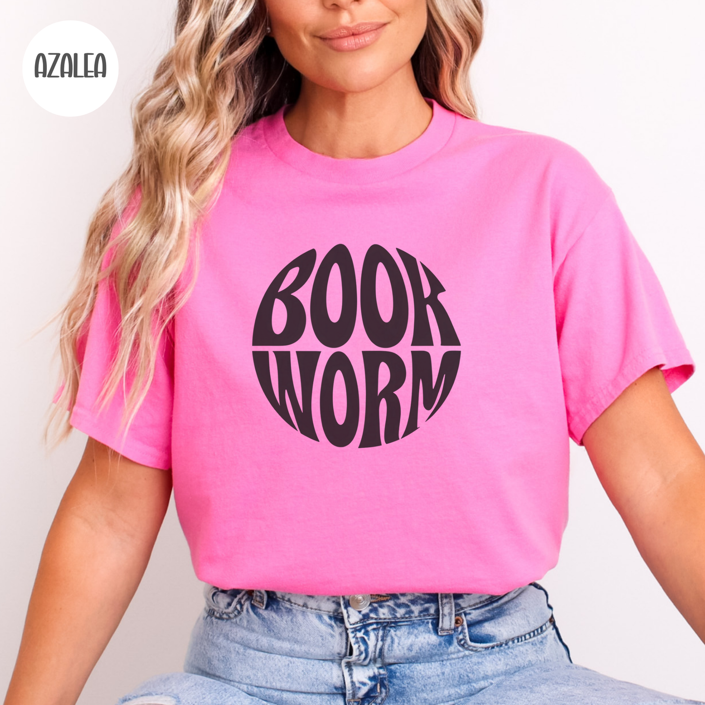 Book Worm T-Shirt-Stripeypeach