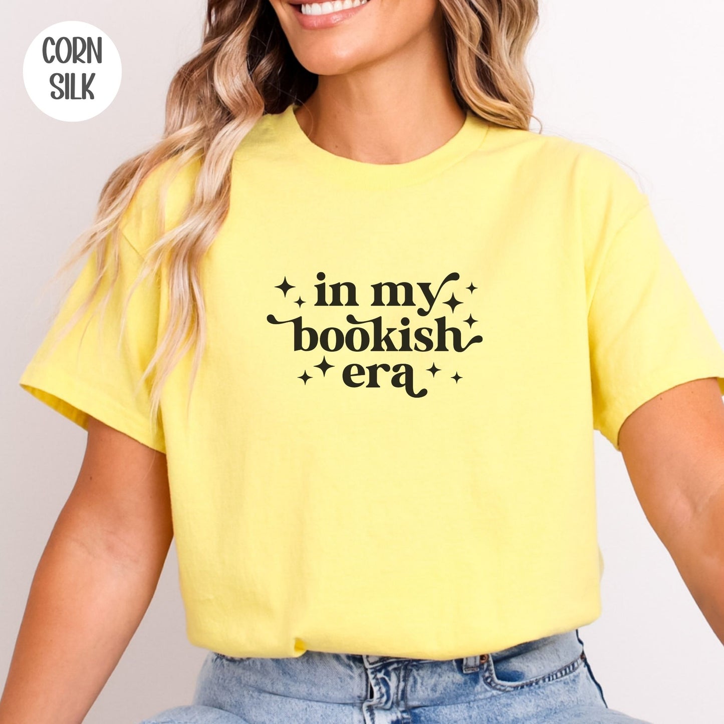 In my Bookish Era T-Shirt-Stripeypeach