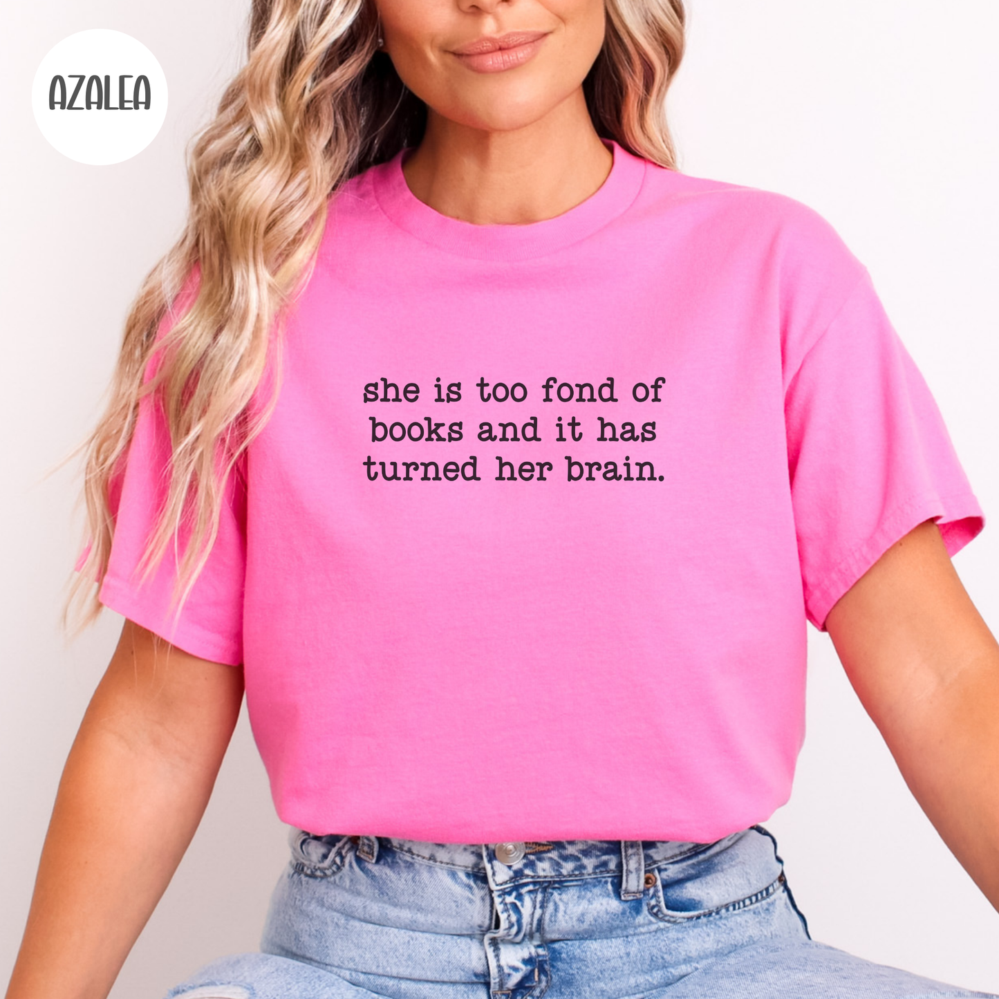 She is Too Fond Of Books T-Shirt