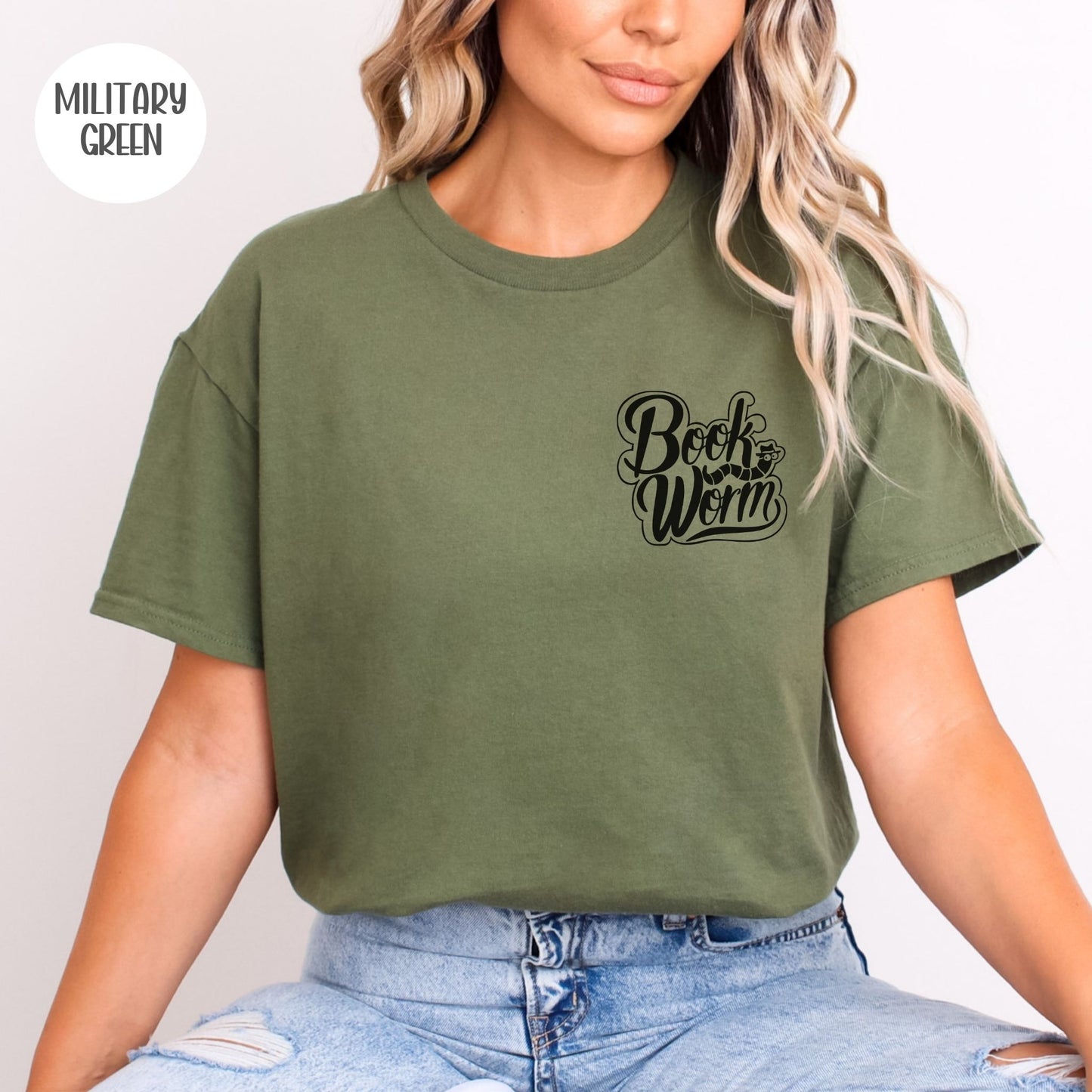 Bookworm Pocket Graphic T-Shirt
